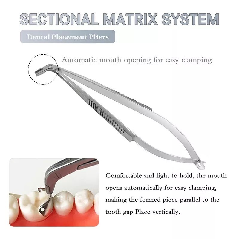 Dental Matrix Bands Ring Sectional Matrice Clamp Fit Garrison Palodent V3 System