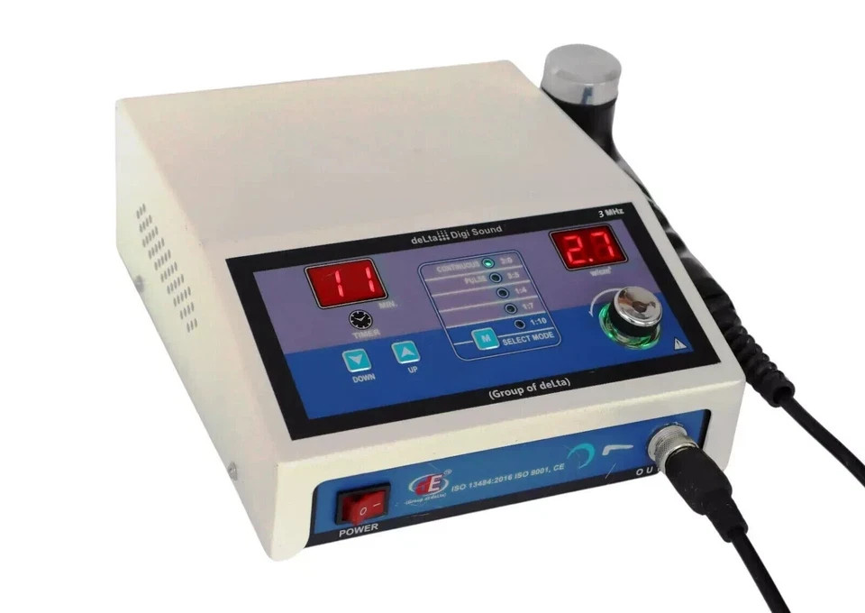 Delta 3 MHz ultrasound Therapy machine for physical Therapy Machine Use(*