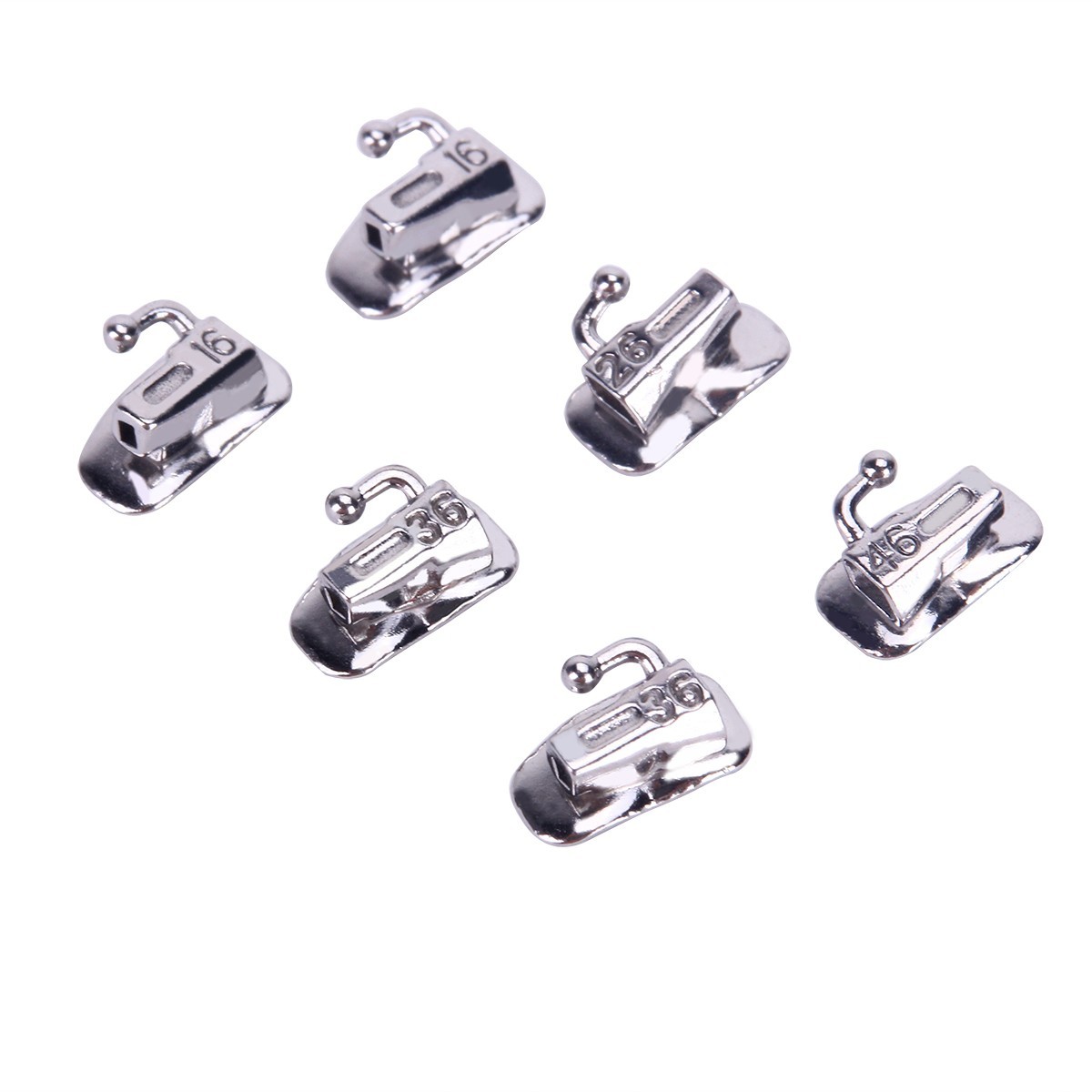 Tubos Bucales Ortodoncia Dental AZDENT Roth MBT 022 018 1º 2º Molar Brackets