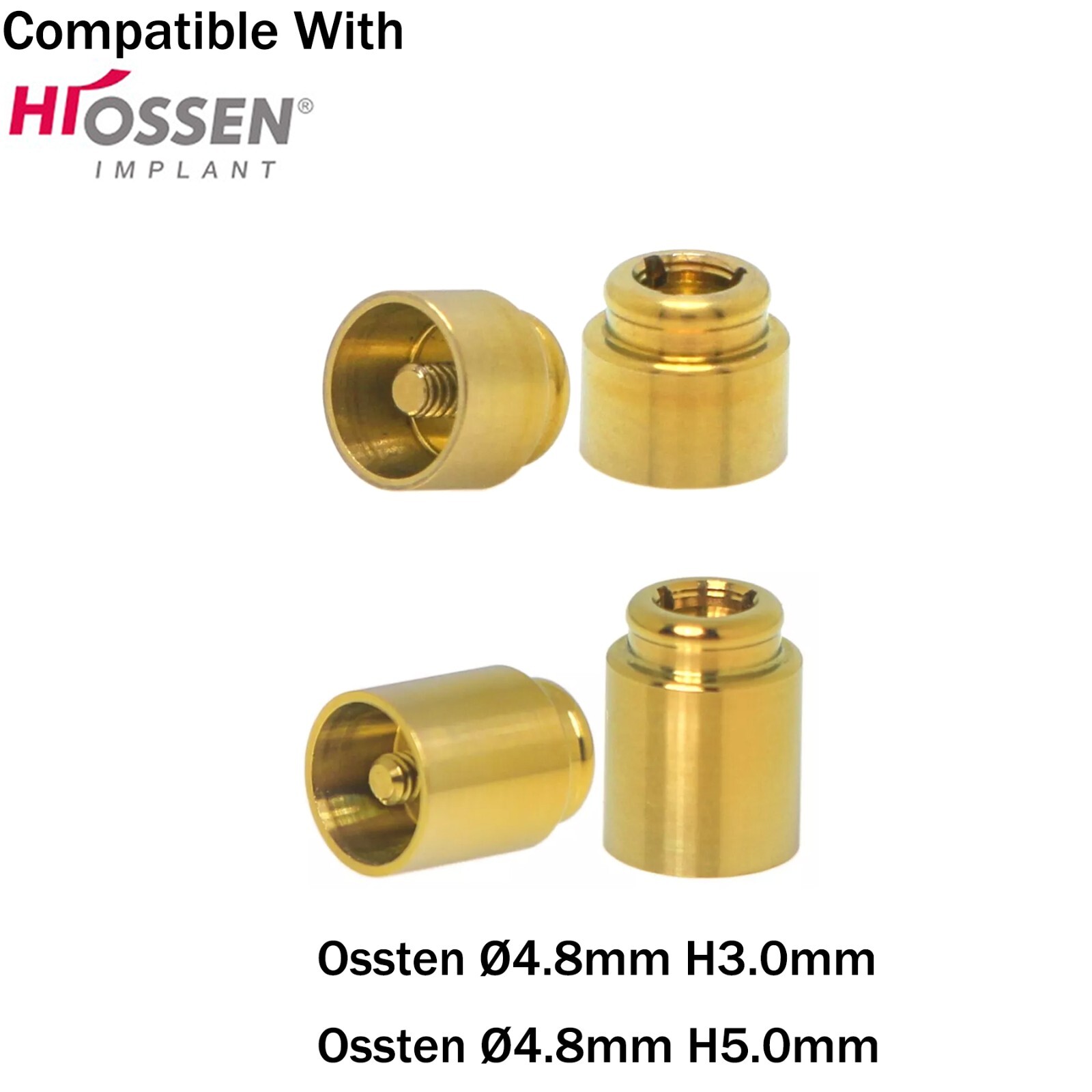 Multi-Unit Locator Abutment ∅4.8mm fits Hiossen Nobel Straight & Angled Implant