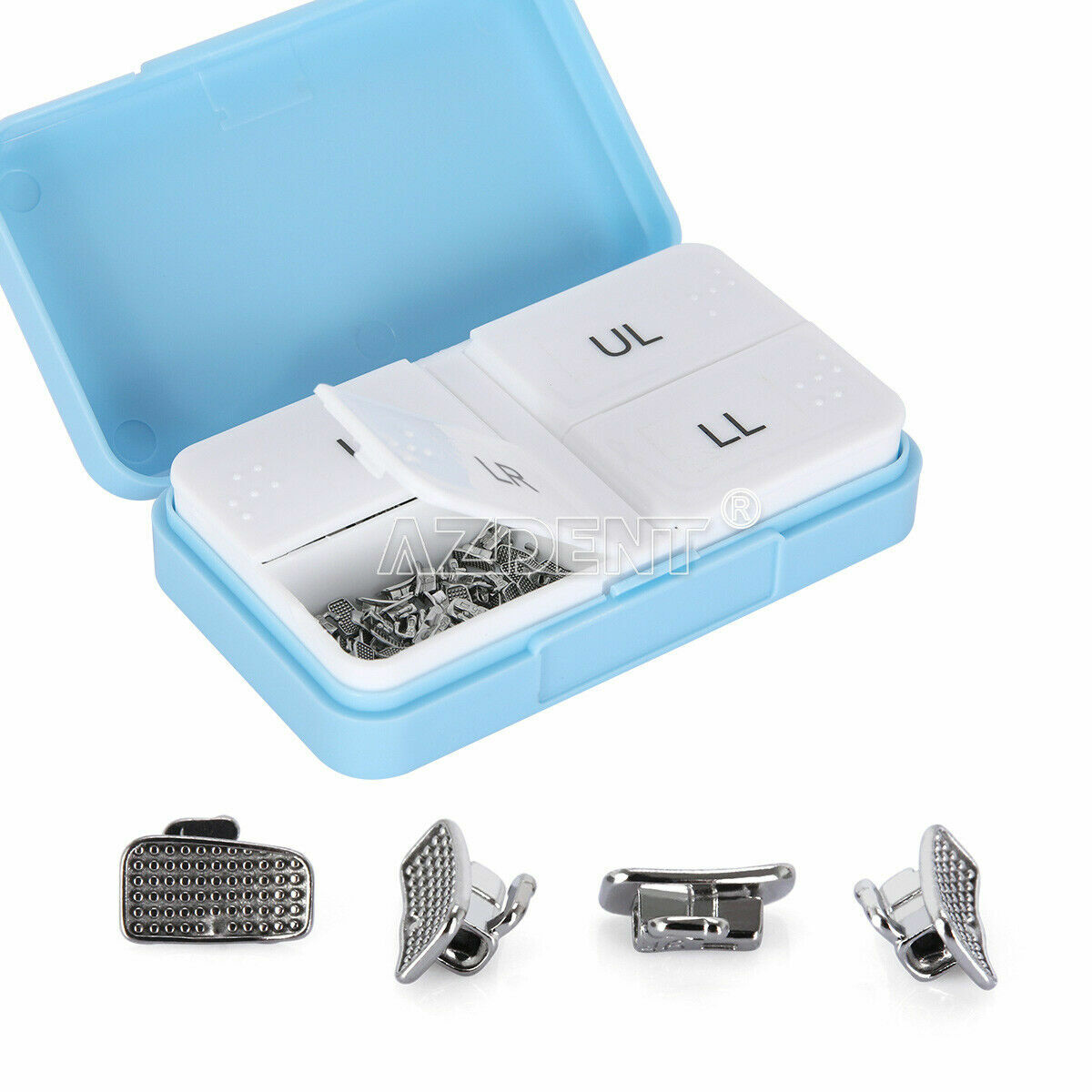AZDENT Dental Orthodontic Buccal Tubes 1st 2nd Molar Roth MBT 022 Bondable Tube
