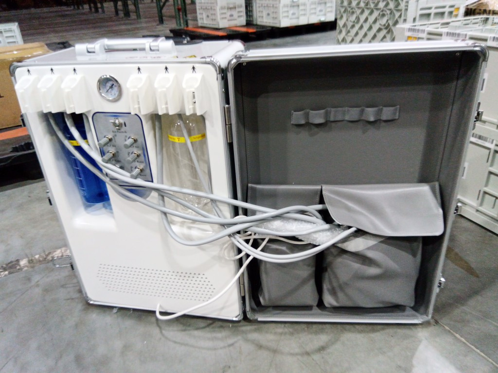 Portable Dental Delivery Unit Box Air Compressor Suction System 3 Way Moble Unit