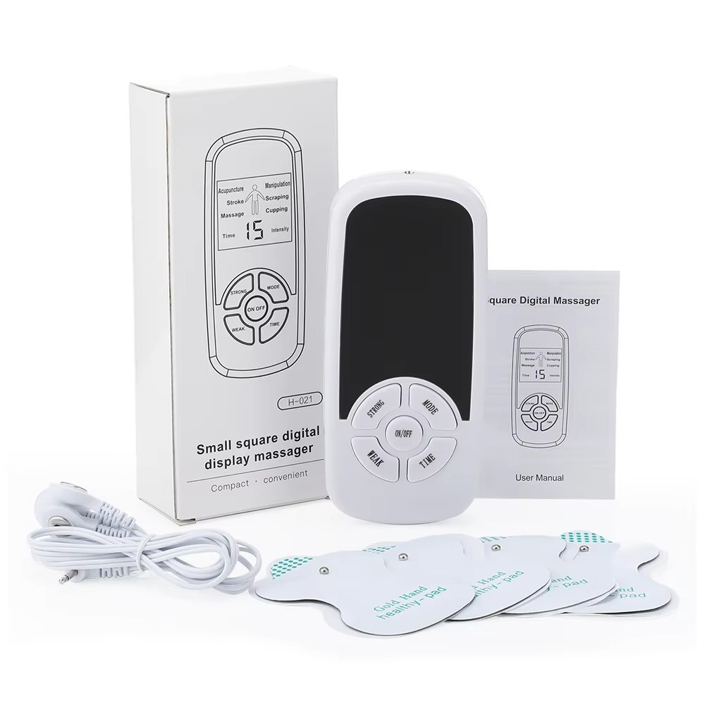 Tens Machine Therapy Pads Back Muscle Electrical Stimulator Massager Pulse EMS