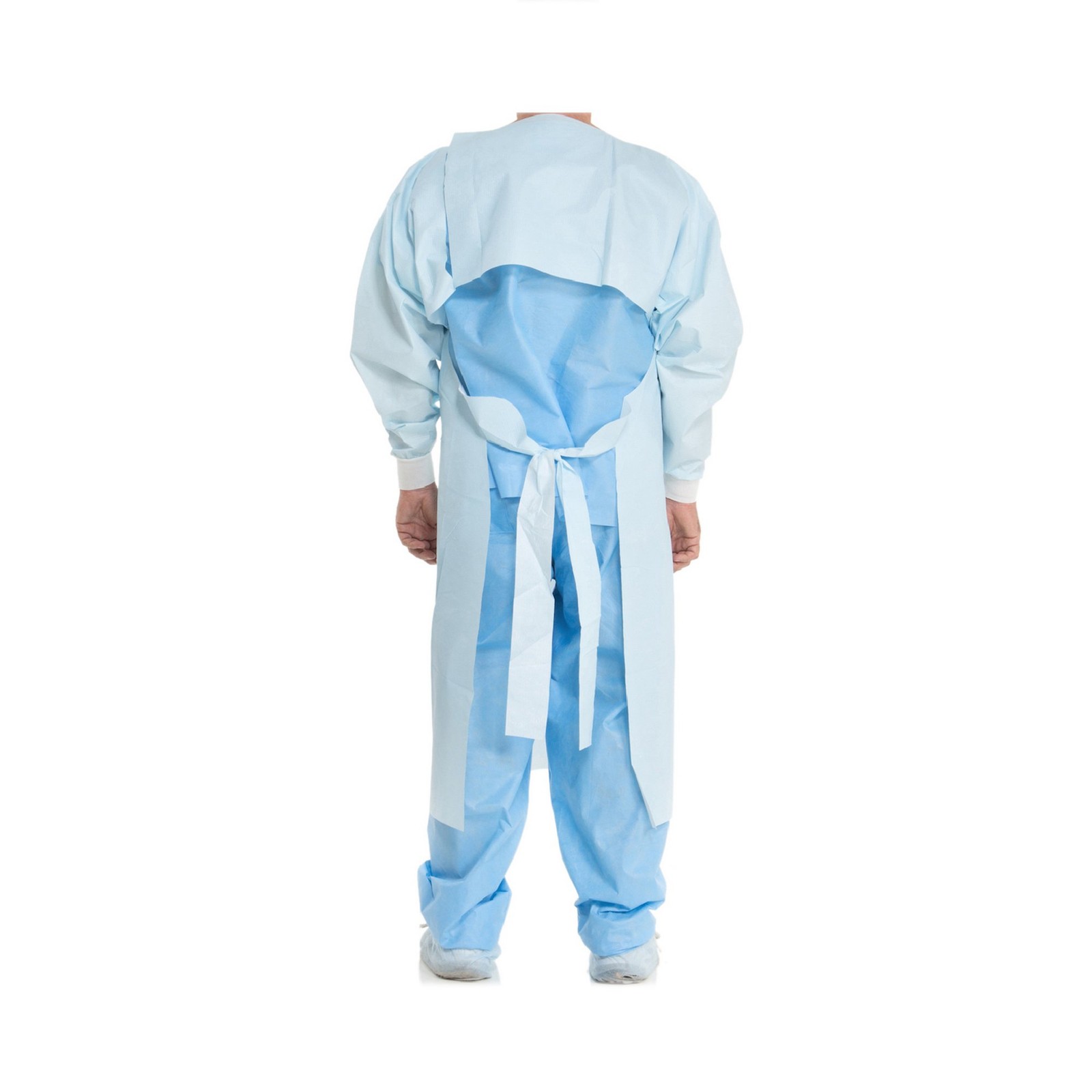 Halyard Polypropylene Procedure Gown w/Polyethylene Coating Large 10-Pack 69606