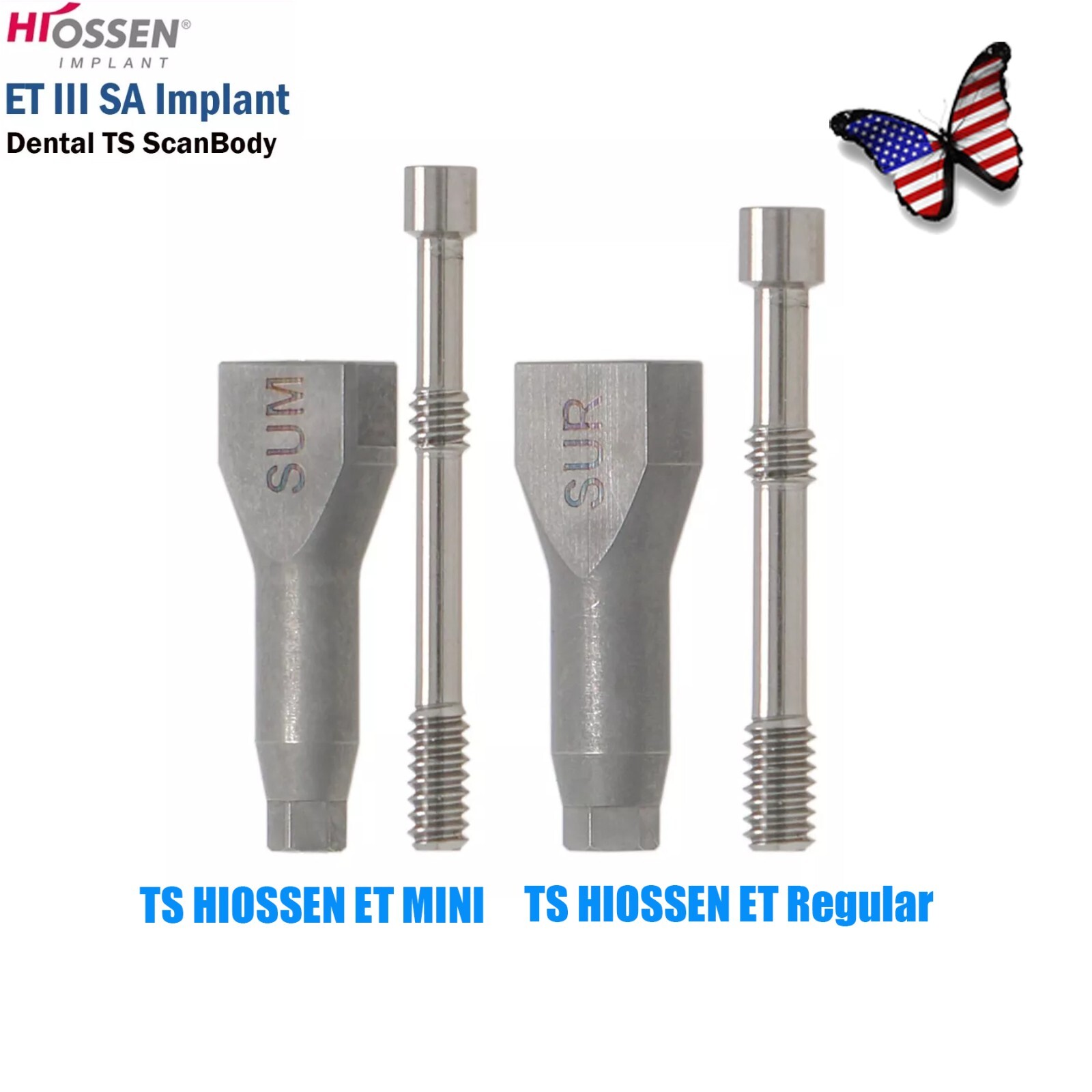 Transfer Impression Closed & Open Analog Regular/Mini for Osstem Hiossen Implant