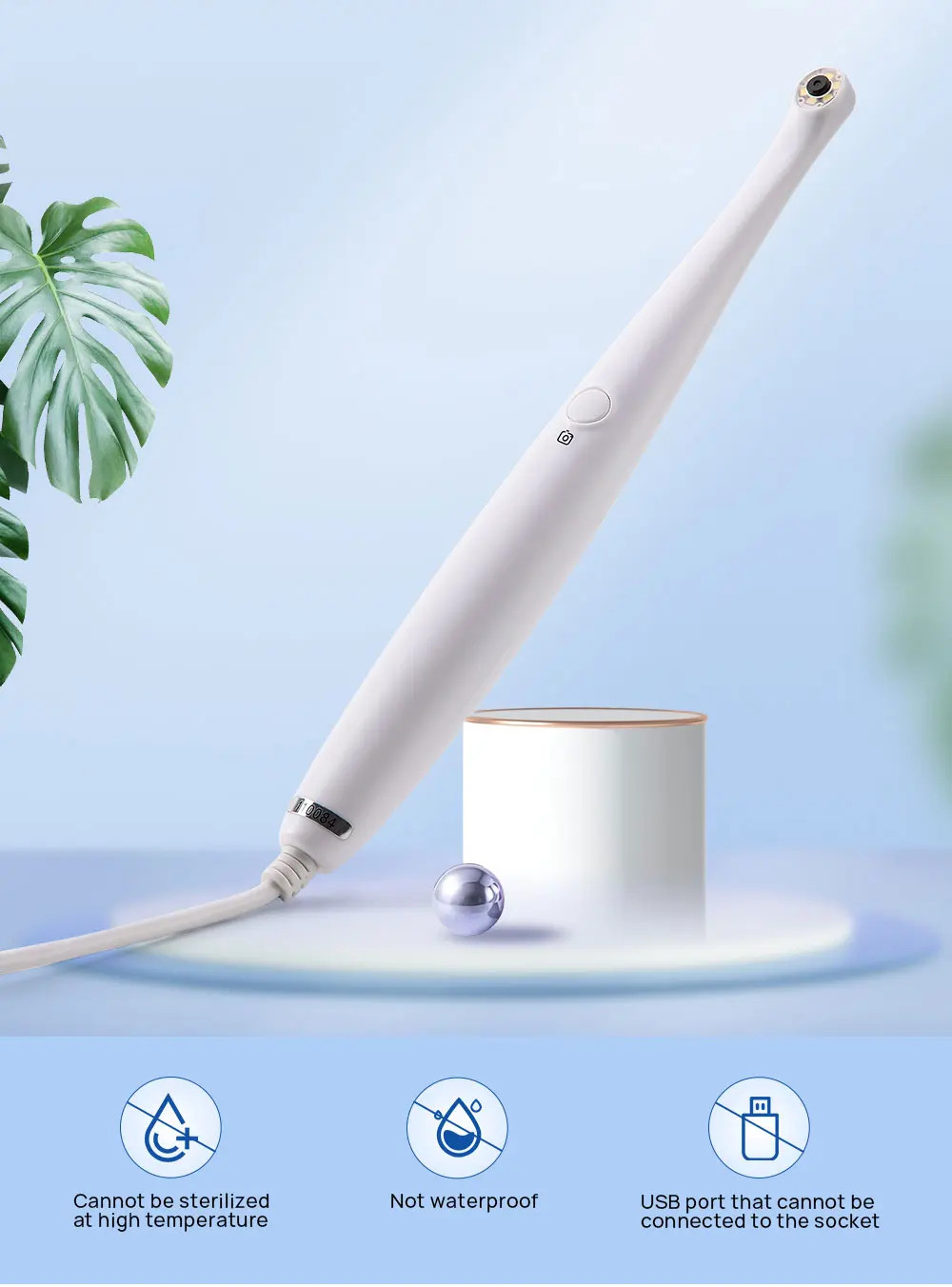 Dental Intraoral Camera with LED Light Auto Focus Sensor Oral Exam Tool Kit**