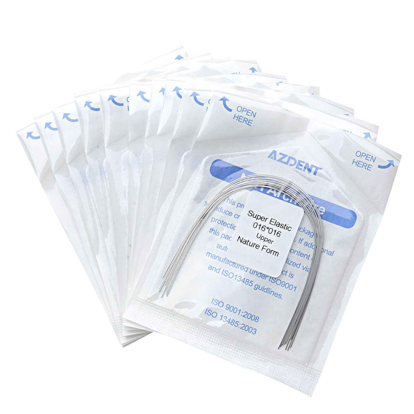 AZDENT Dental Orthodontic Arch Wires Super Elastic Niti Nature Form Rectangular