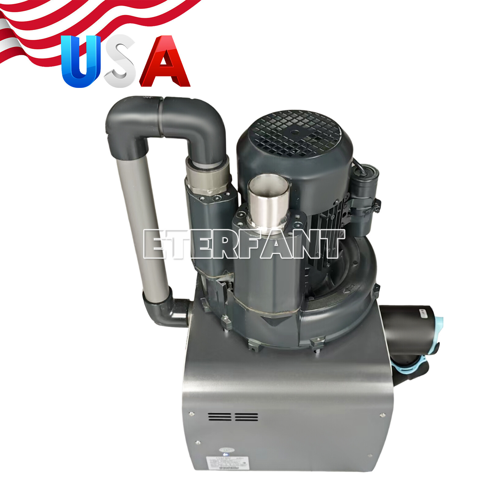Electric Dental Suction Unit Machine Vacuum System Pump Semi-Dry Type Unit US
