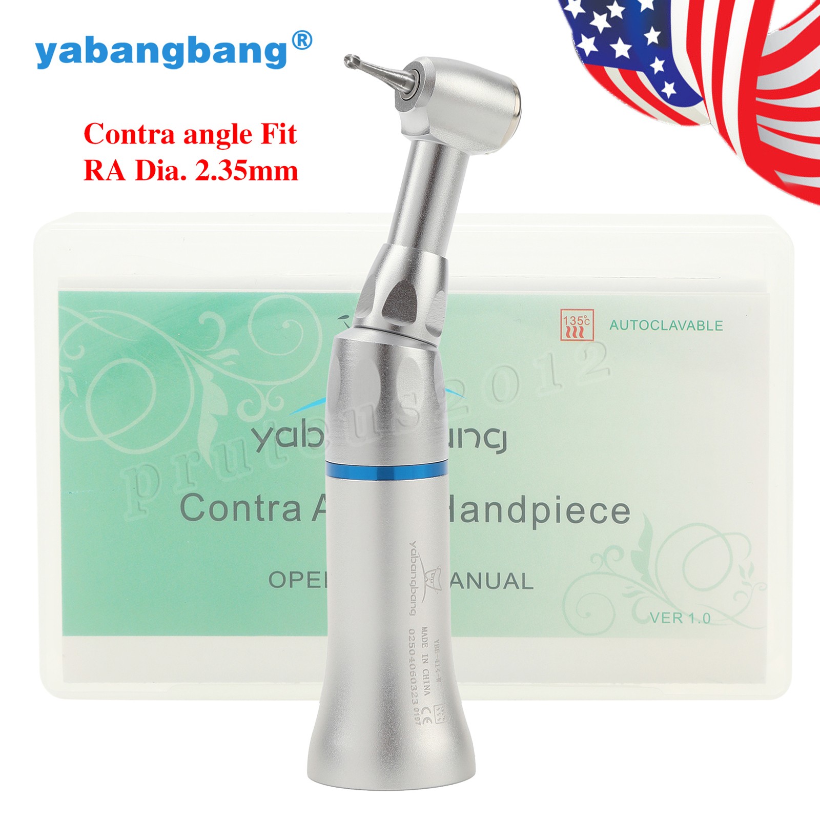 Dental E TYPE push button Contra Angle LOW Handpiece A+ Dentist Brand New YAD