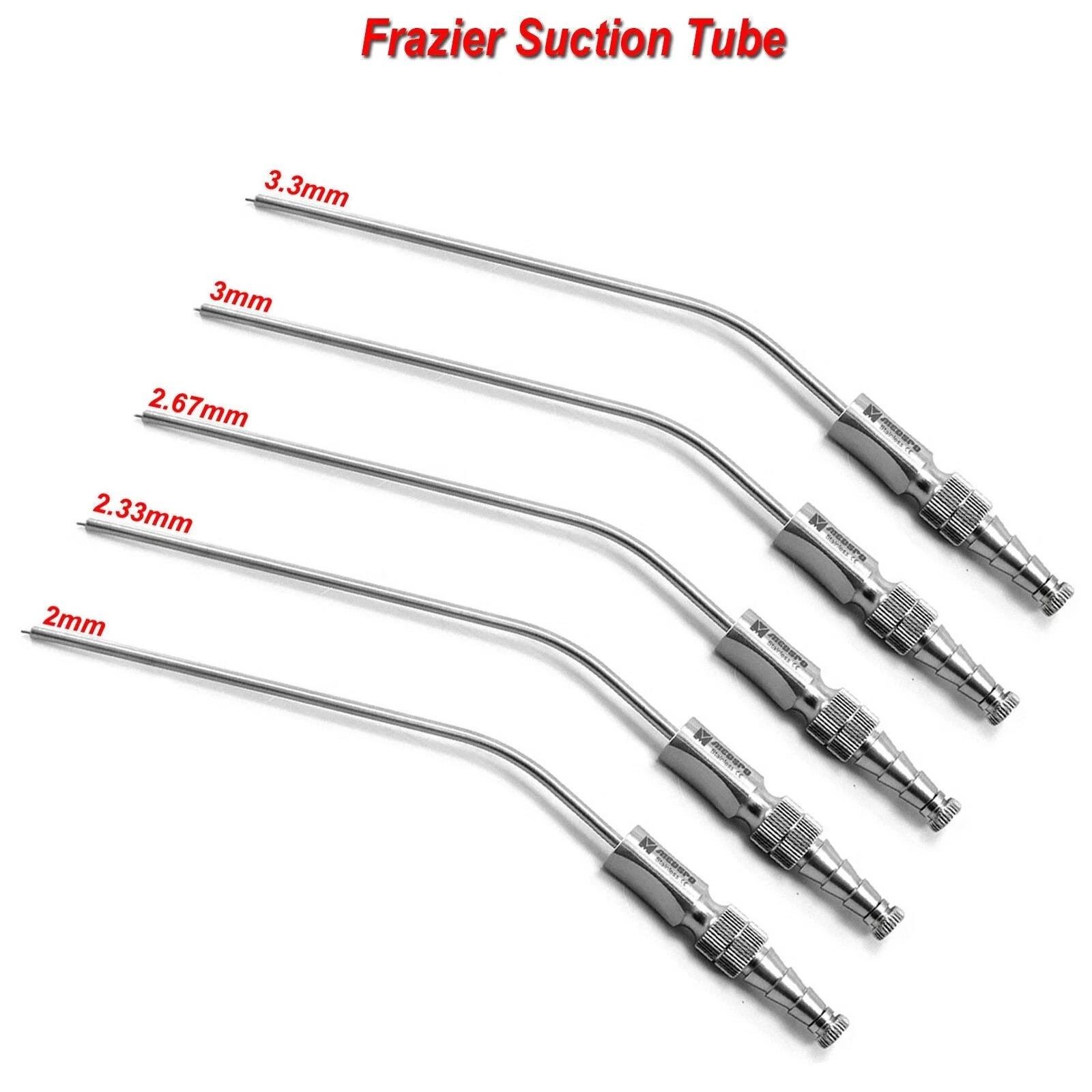 New Dental Frazier Suction Tube with atraumatic Tip Surgical