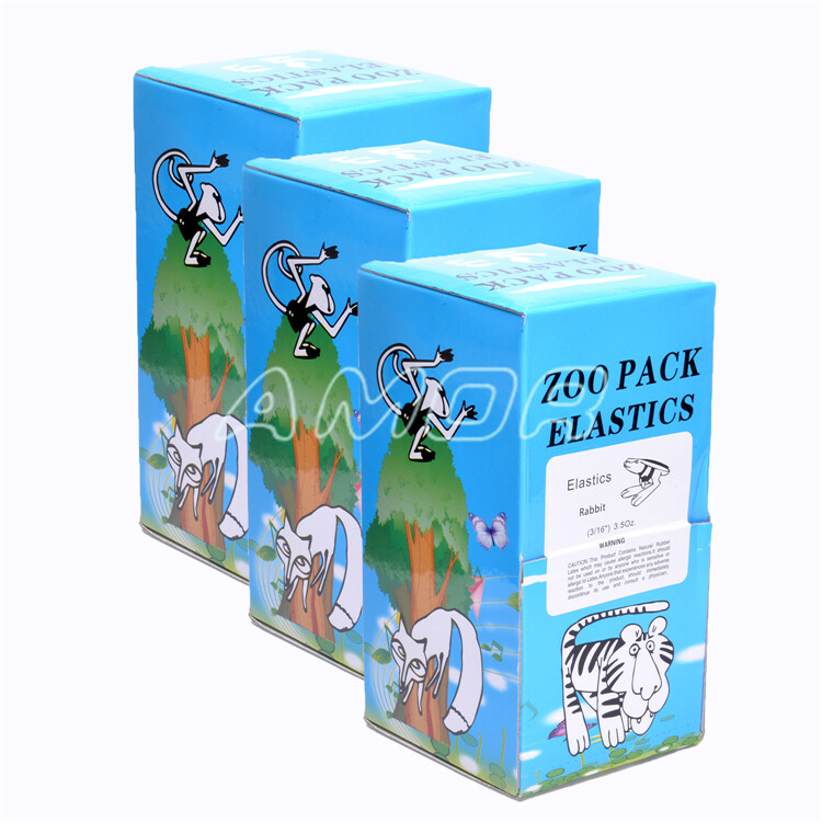 5000pcs Zoo Pack Dental Orthodontic Rubber Bands Elastics Latex 3.5 /4.5/6.5OZ