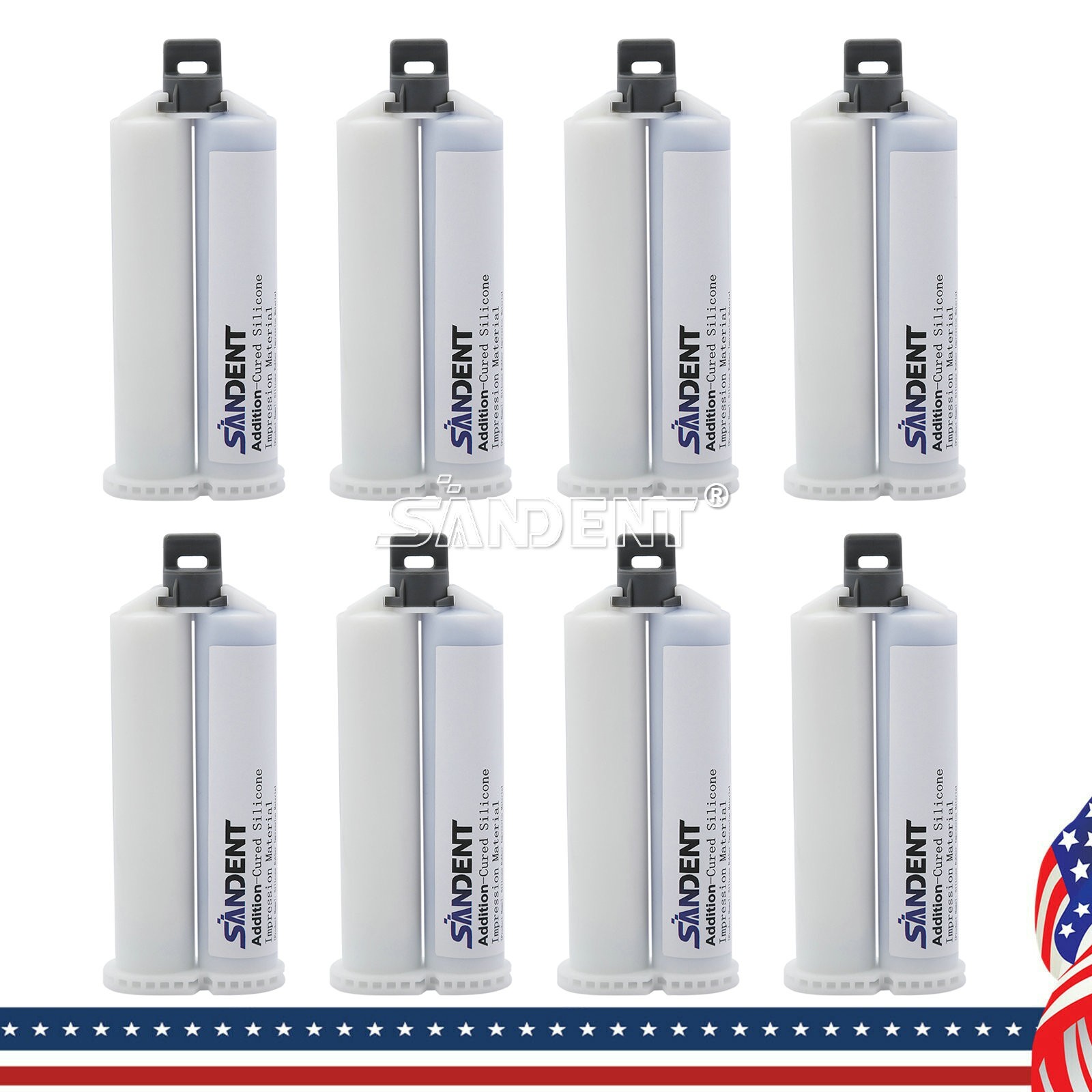 Medium Body Silicone Replacement Dental Impression Material 8/Pk 50 mL