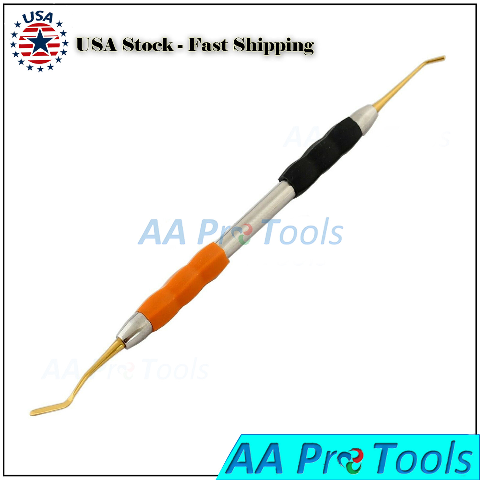 Dental Filling Instruments Black & Orange Silicon Grip DN-2249