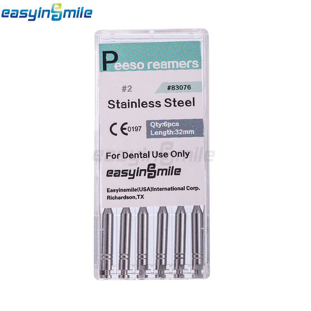 10pack Dental Endo Pesso Reamers/Glidden Gates Drill Spiral Burs Root Canal #1-6