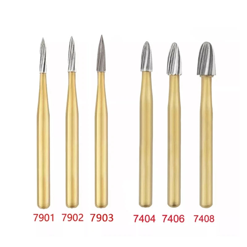 Dental Round Carbide Burs Tungsten Steel For High/ Low Speed Handpiece FG RA HP