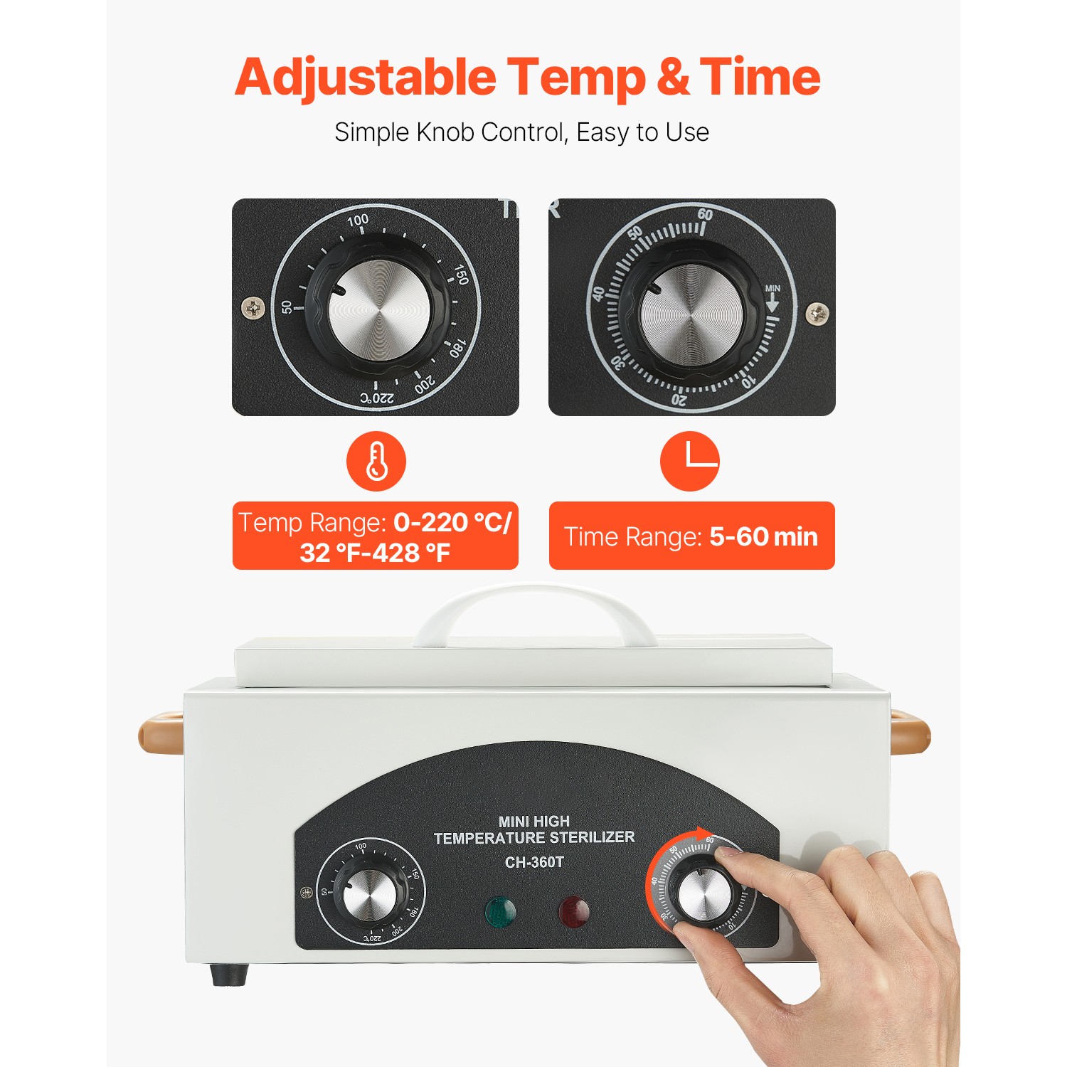 High Temperature Autoclave Machine 2L 300W High Temperature Cleaner Machine Box
