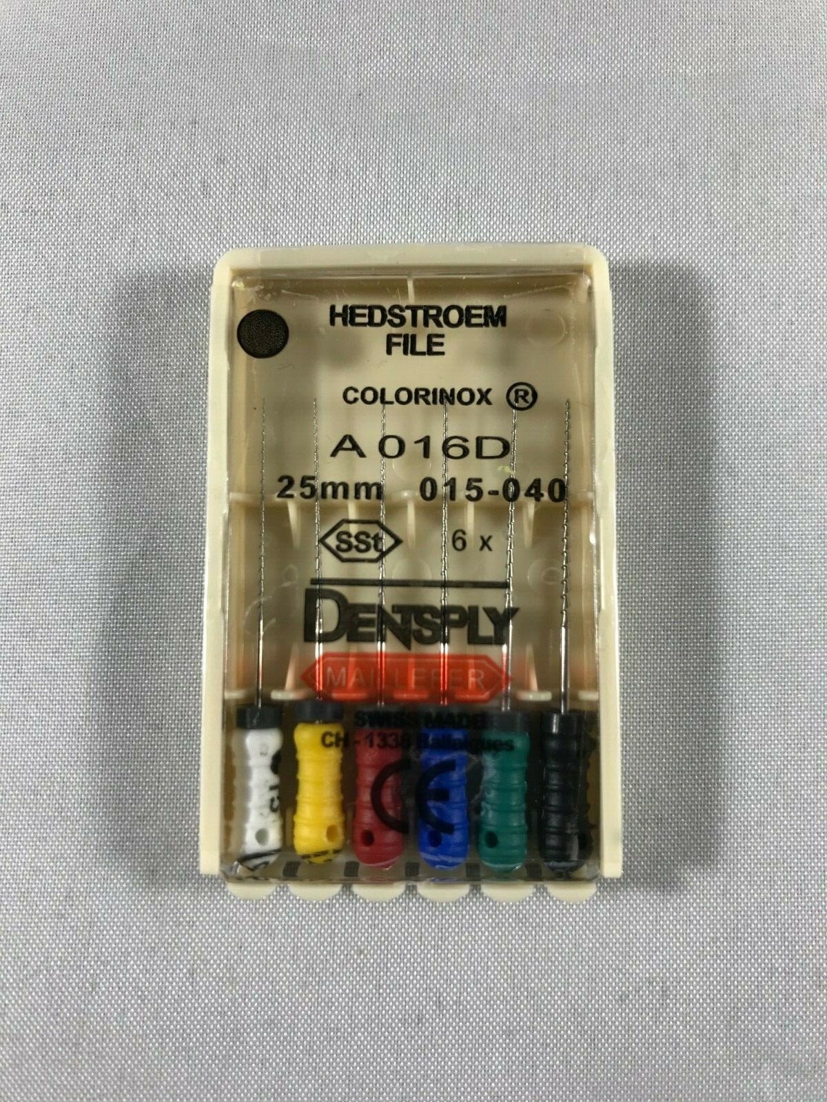 Dentsply Maillefer H-file Endodontic stainless steel 25mm All sizes 30 files/pk