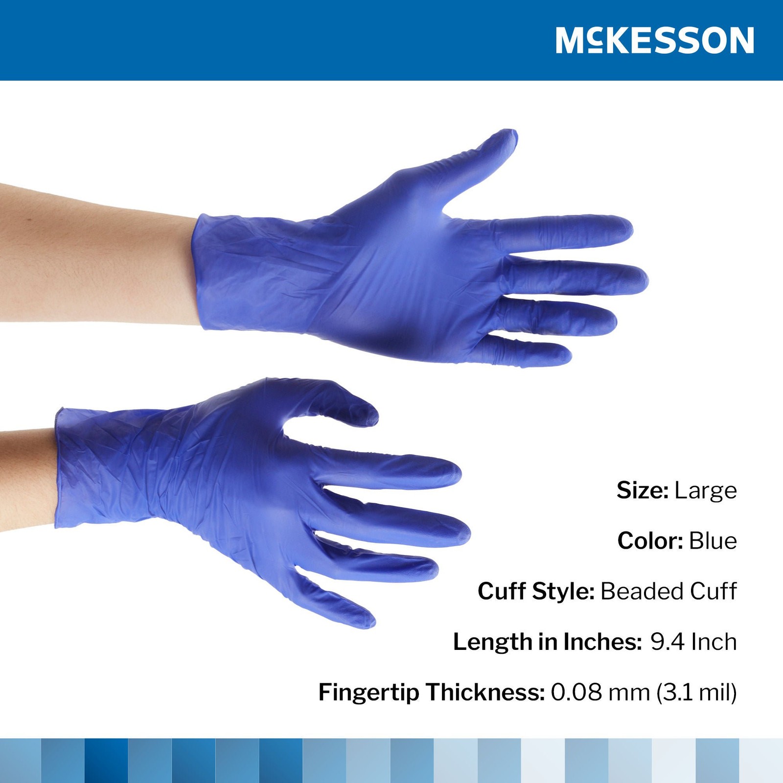 McKesson Confiderm Nitrile Exam Glove – 2500 per Case