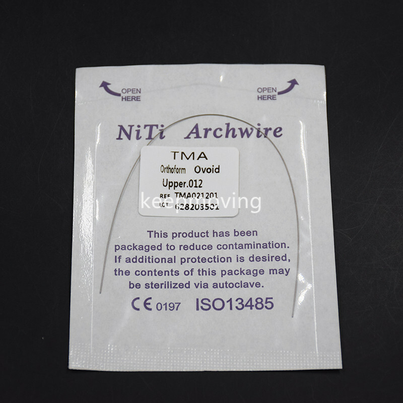 10 Packs Dental Orthodontic Beta Titanium TMA Molybdenum Alloy Round Arch Wire
