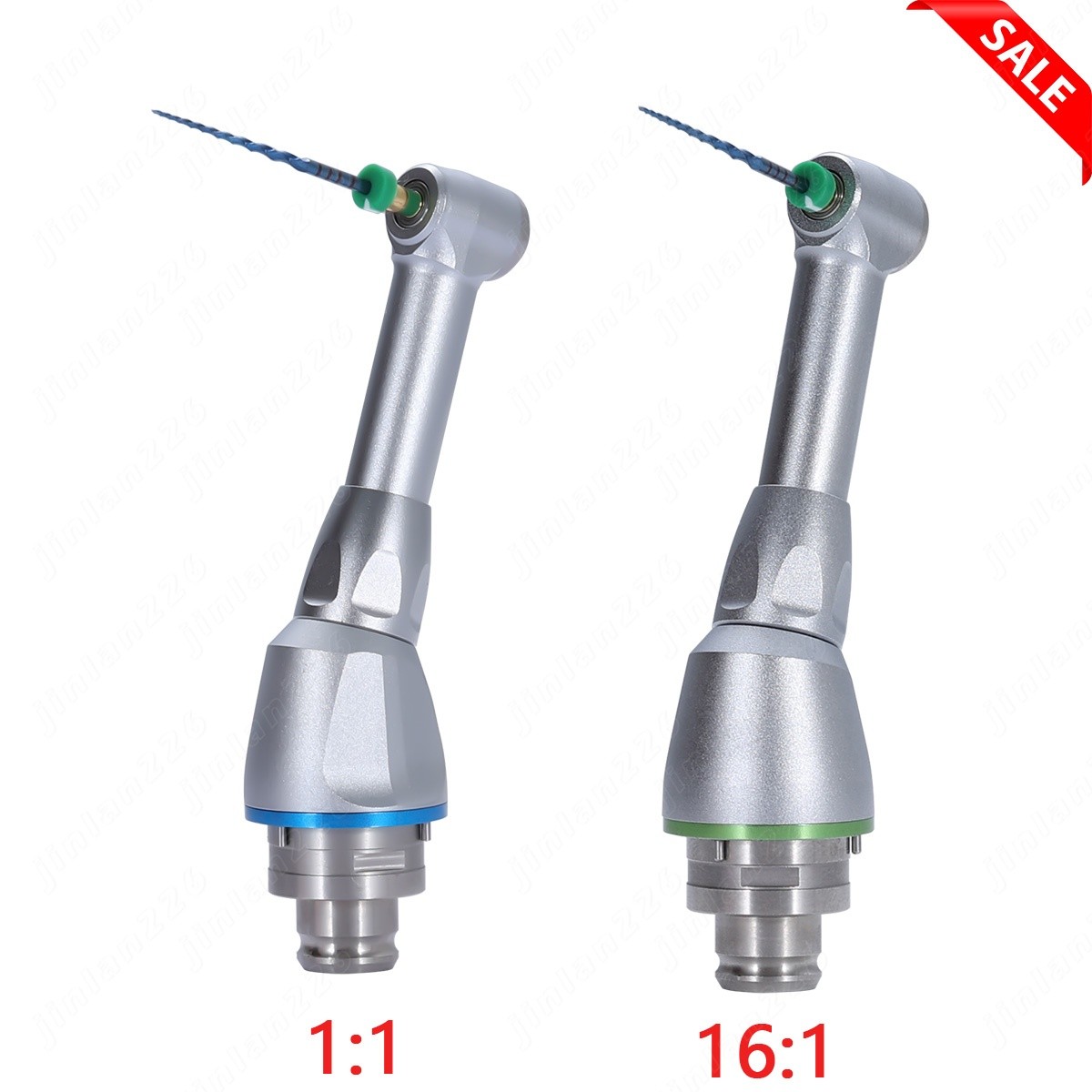 Dental Endo Motor Handpiece Push Endodontic 1:1 16:1 Reduction Contra Angle Head