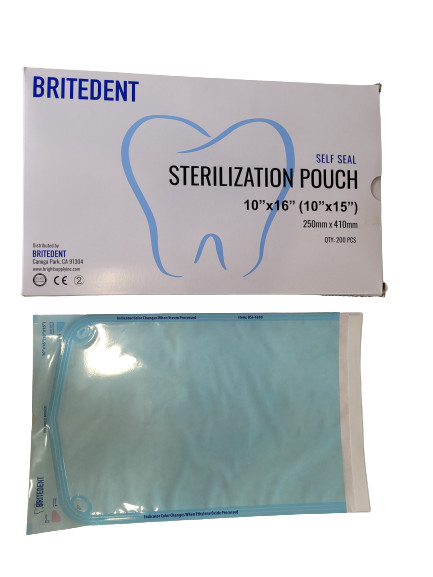 Self Seal Sterilization Pouches – Autoclave Sterilizer Bags 10 X 16 Tattoo
