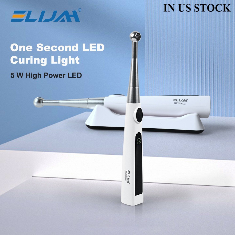 4 Modes Dental Cordless 1S LED Light Cure Lamp Metal Head LED Curing Light 360°