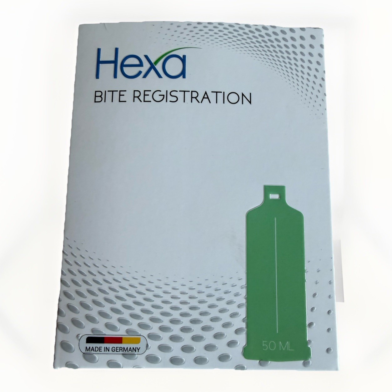 6 Cartridges + 18 Mixing Tips Hexa Dental Bite Registration Fast Set 50ml 9/2027