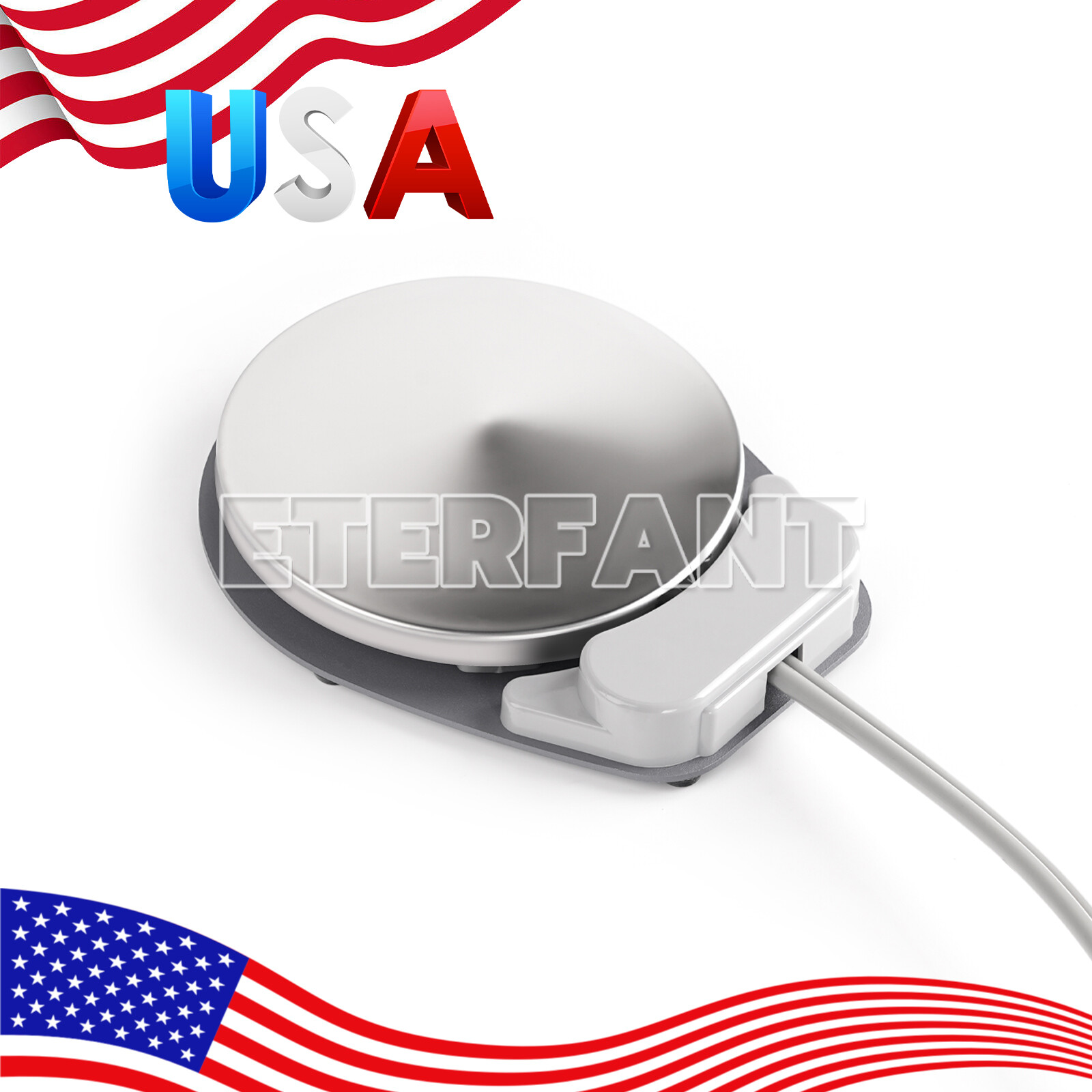 ETERFANT Portable Dental Turbine Unit Work with Air Compressor 4H+3 Way Syringe