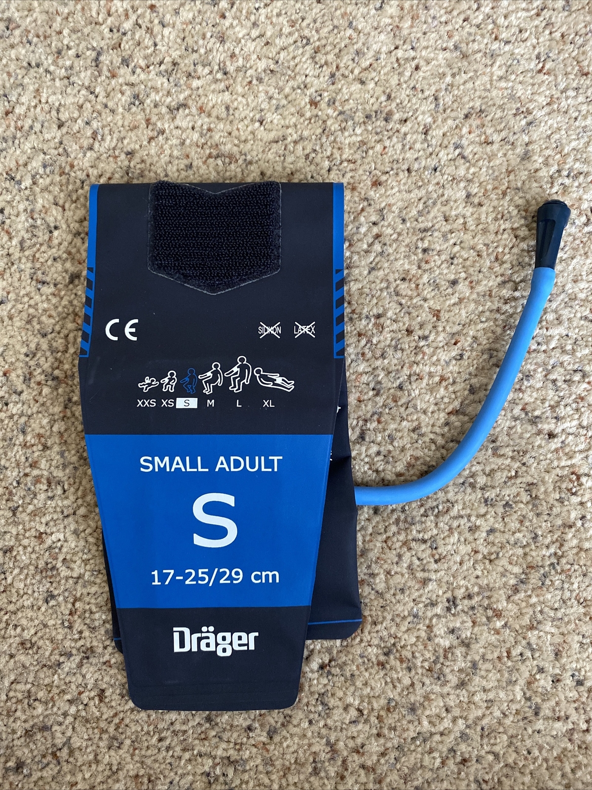 Drager MP00913-00 NBP Blood Pressure Cuff Arm SMALL Adult 17-25/29cm