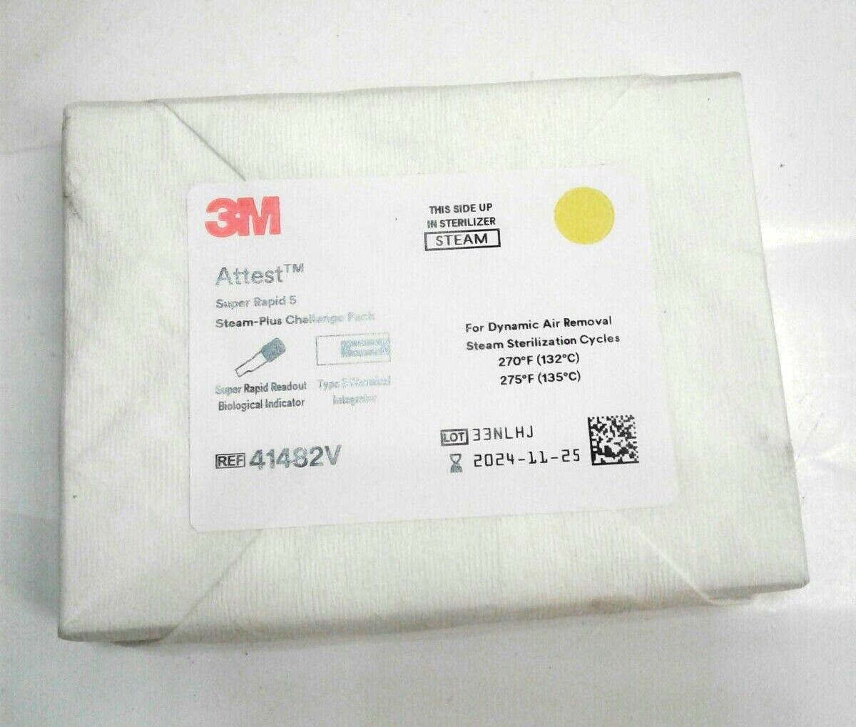 3M Attest 1496VF Super Rapid 5 Steam-Plus Challenge Pack Qty 22 Exp 2024-11-25