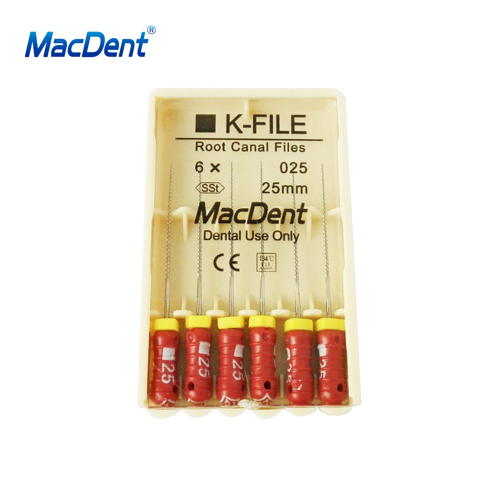 10 Packs Dental Endo Root Canal Files Hand Use K-Files Stainless Steel 21mm/25mm