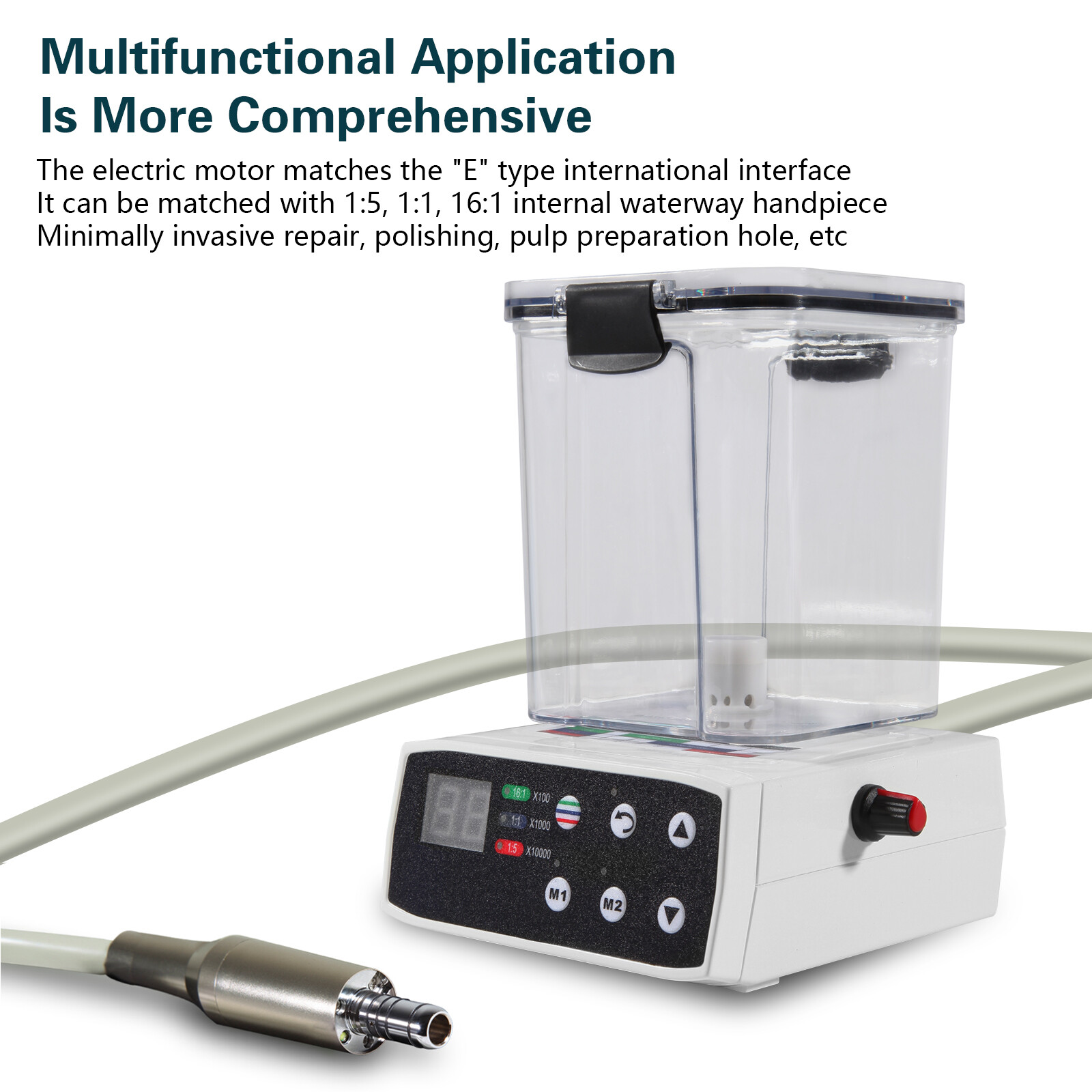 Dental LED Electric Motor System Micromotor & Water Supply For Lab Training ns