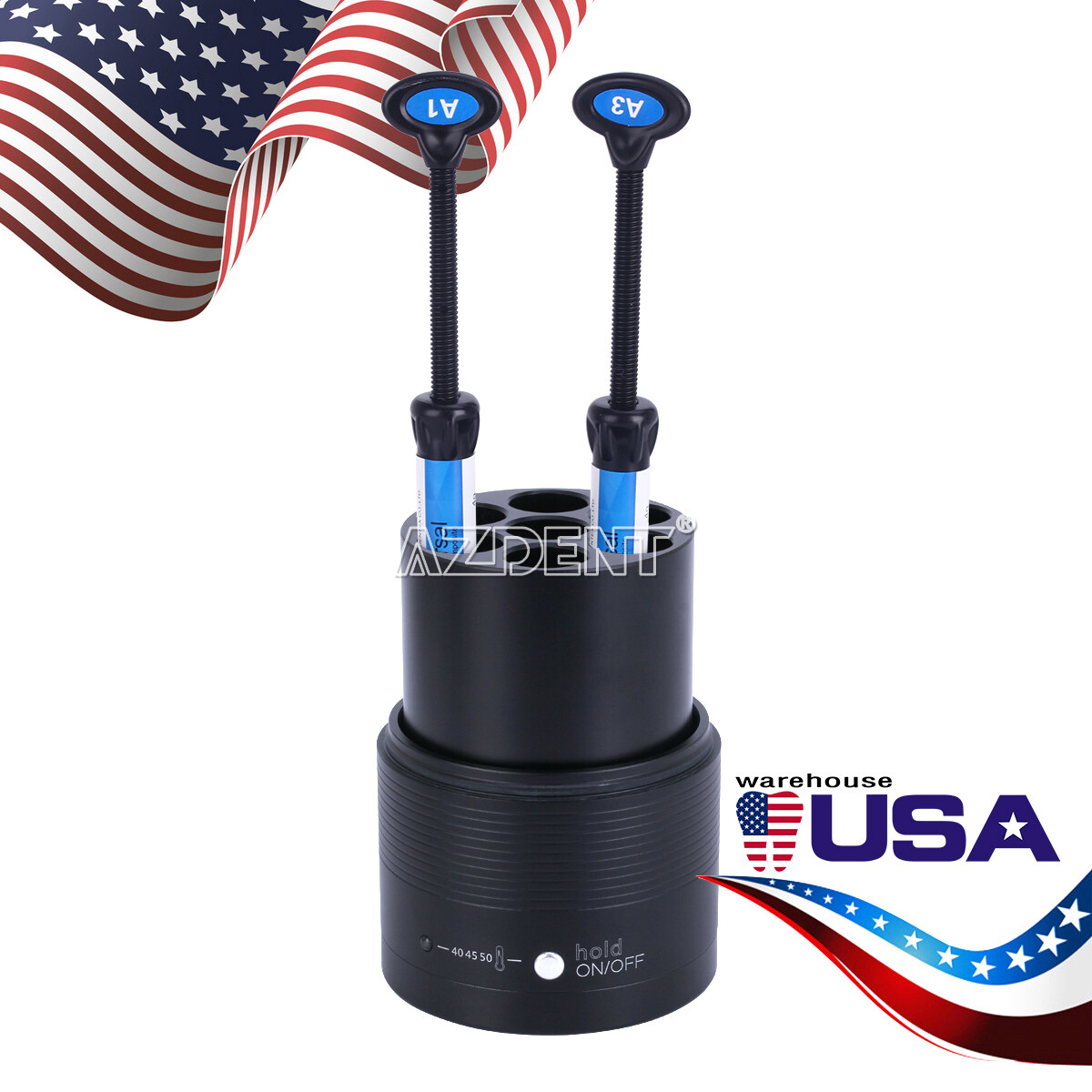Dental Composite Resin Heater Material Warmer Soften 40/45/50℃ Adjustable