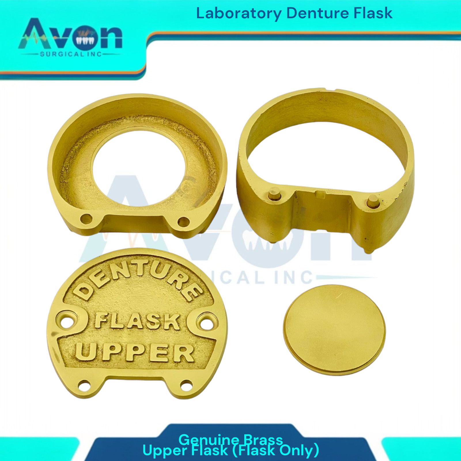 2 Pack | Single Denture Flask Press + Upper Flask – Lab Dental Partial Work