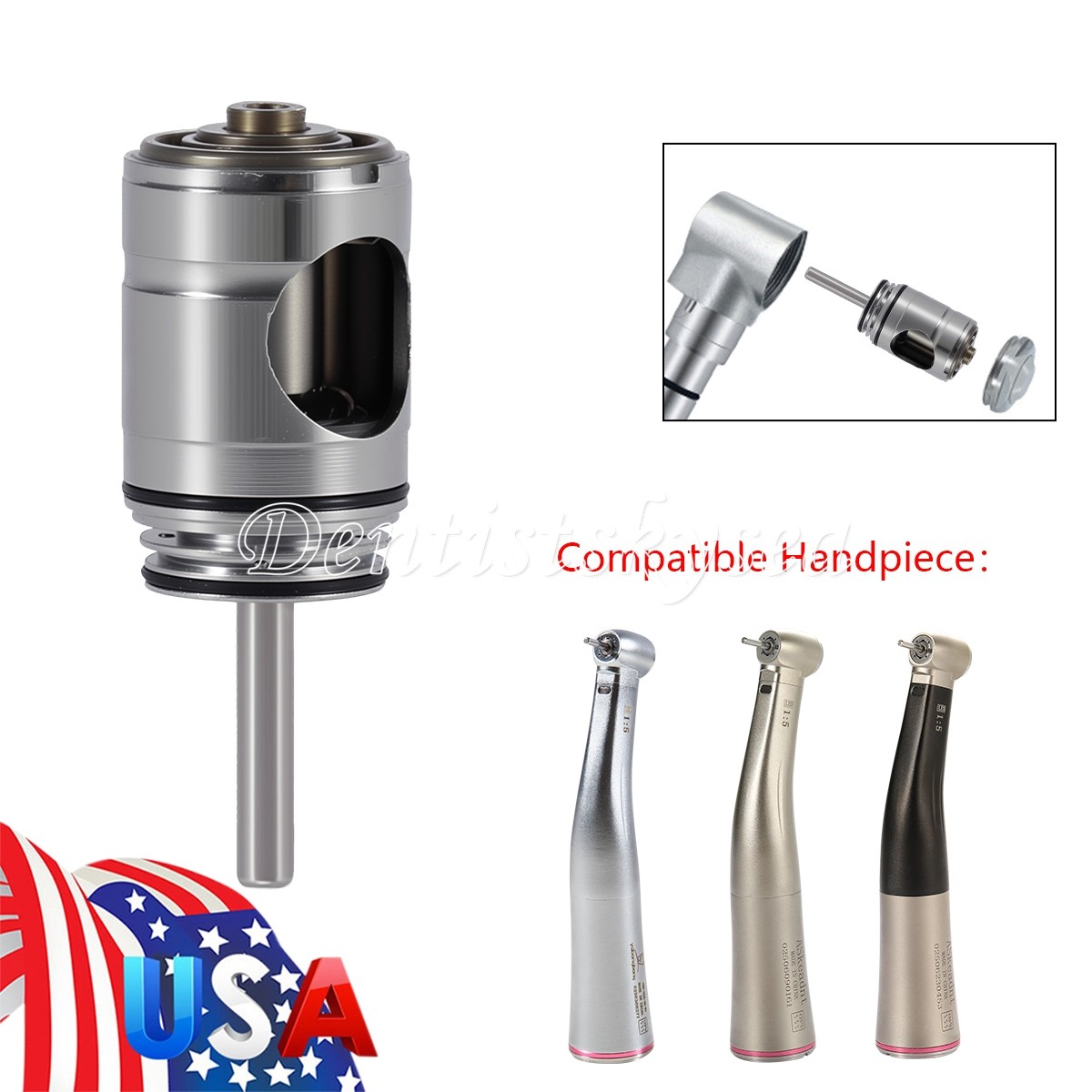 Dental Cartridge Rotor Autochuck For Standard Head 1:5 Low Speed Handpiece Y
