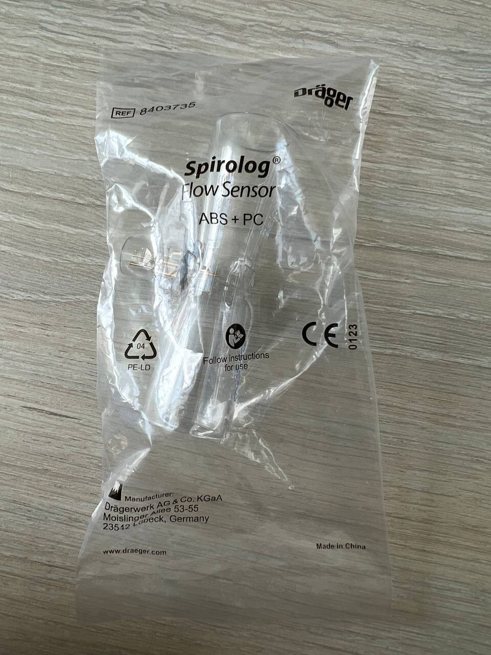 Drager Spirolog Flow Sensor 8403735 NEW