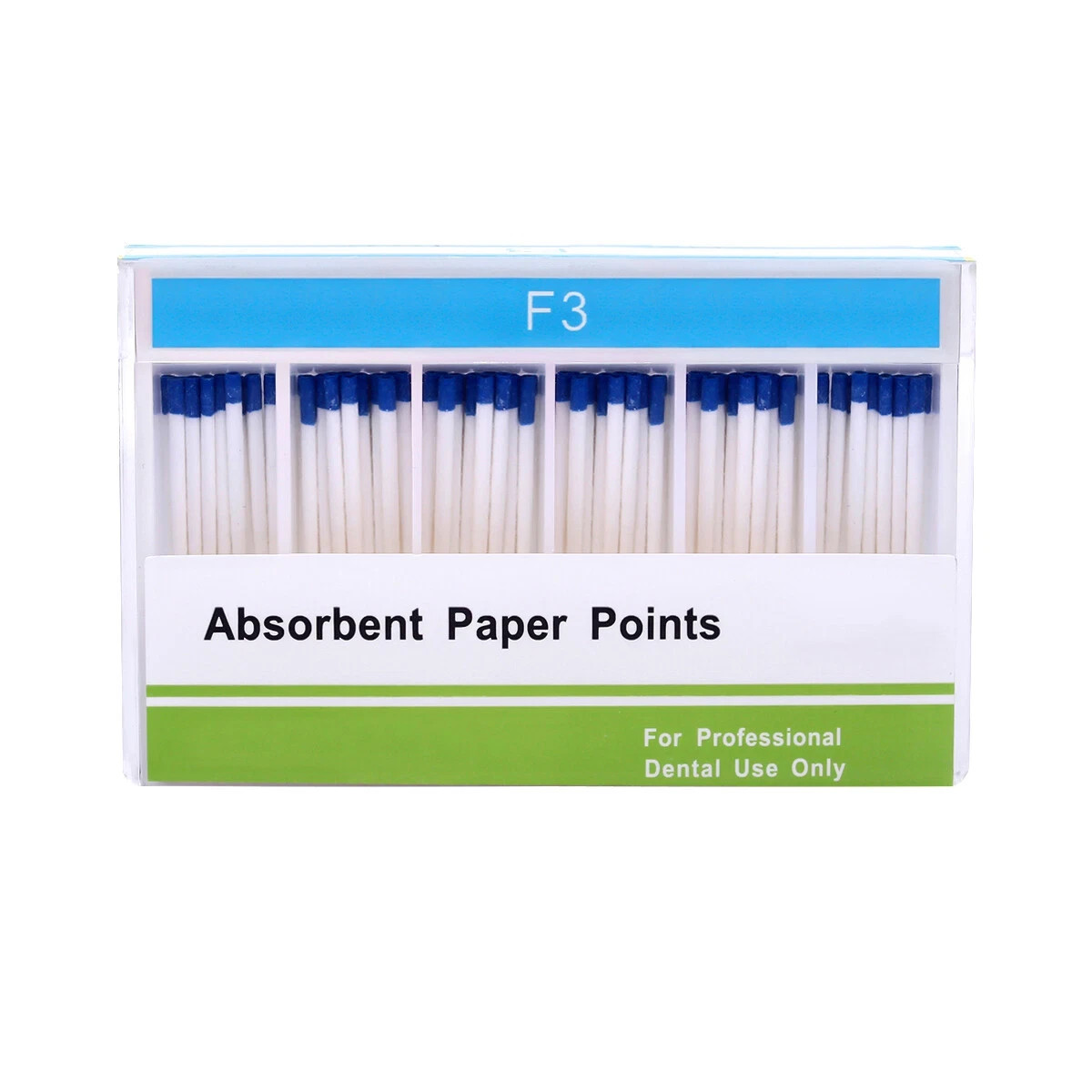 1-100 Dental Endo Root Canal Absorbent Paper Points Taper Obturating Point F1-F3