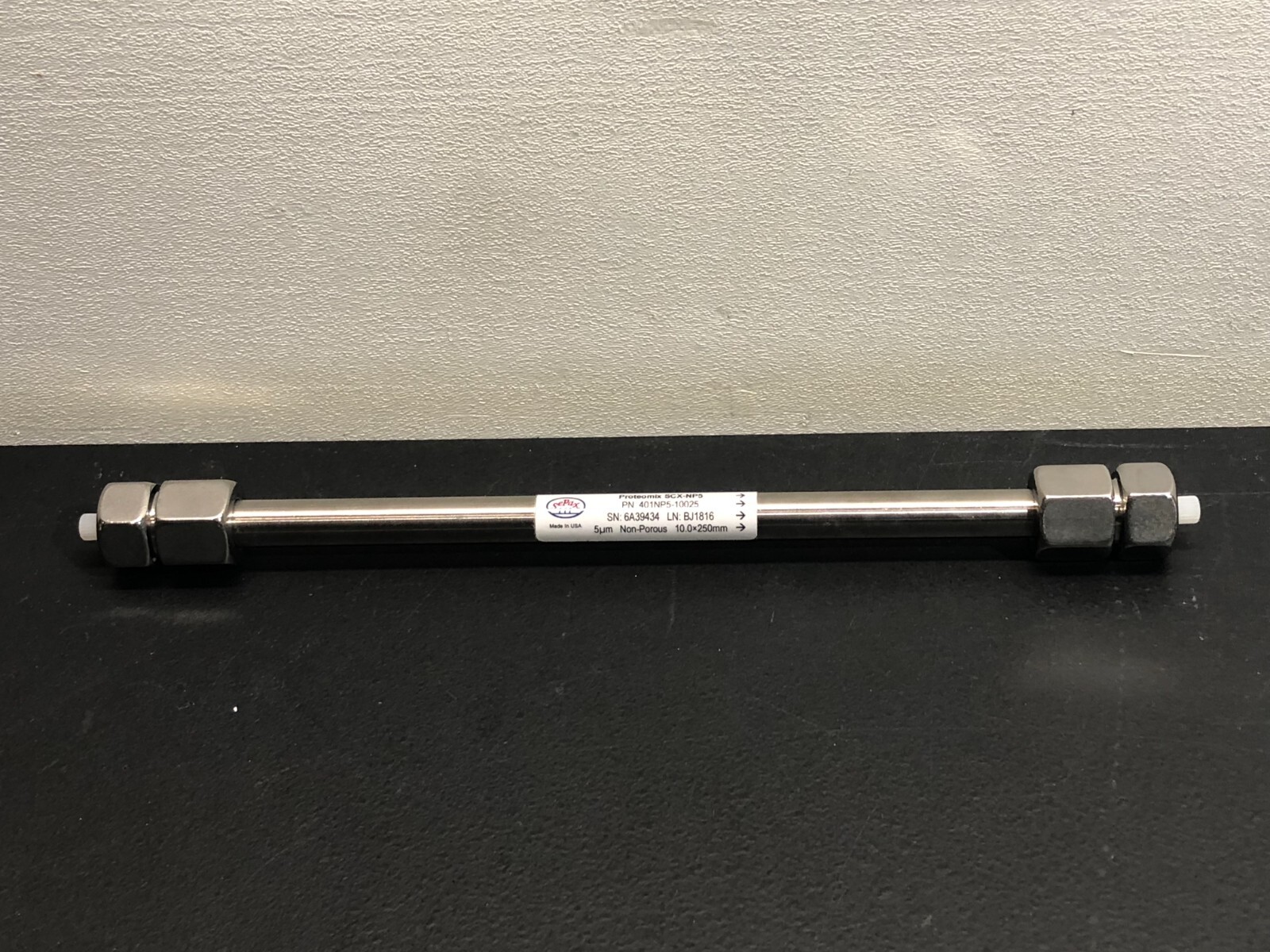Sepax Proteomix HPLC Column SCX-NP5 PN: 401NP5-10025 5um Non-Porus 10.0 x 250mm