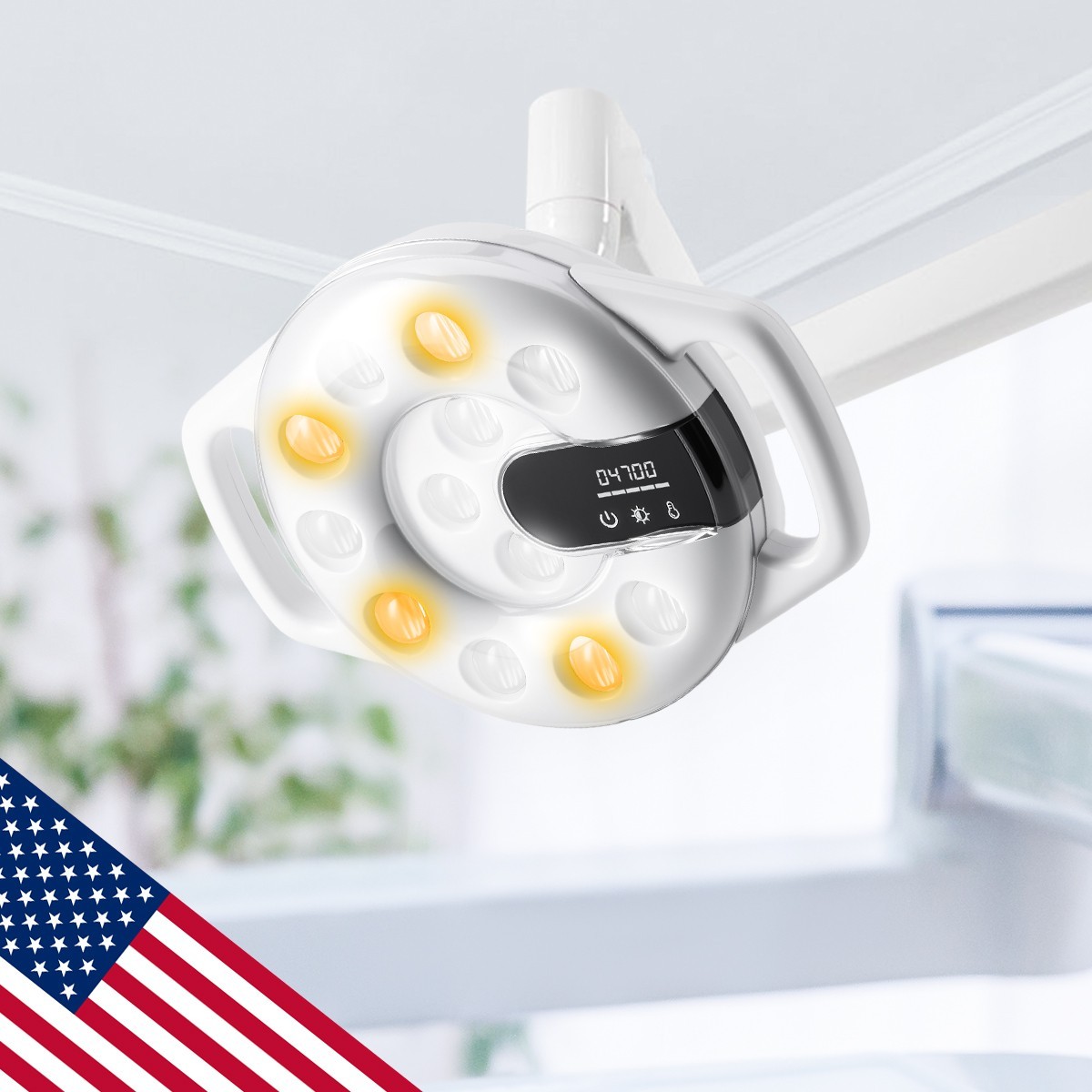Dental LED Lamp Oral Light Lamp Adjustable Induction Sensor For Unit Chair