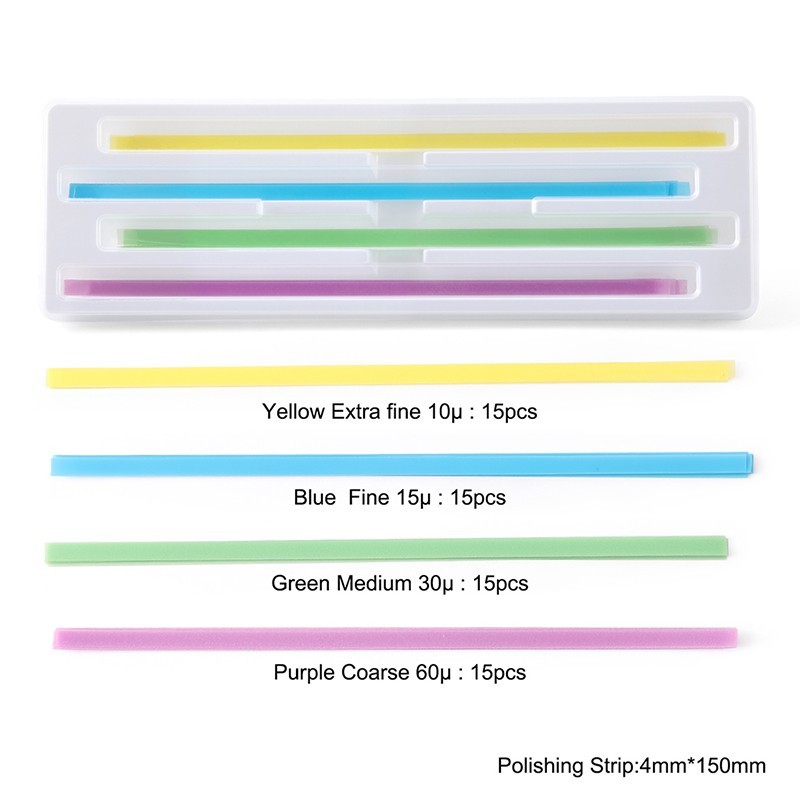 Dental Polishing Strips Teeth Interproximal Sanding Grinding Strip Coarse Fine