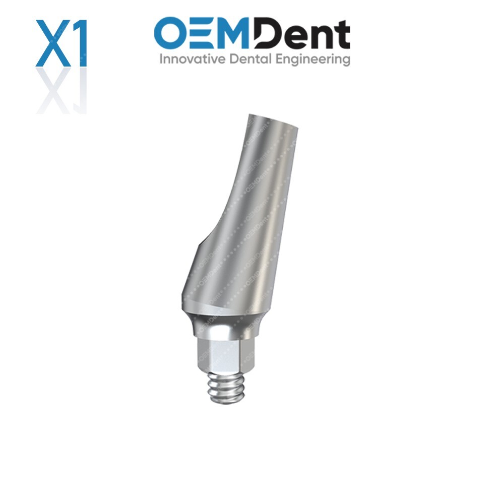 Angulated Abutment 15° Narrow Platform NobelActive®️NP Compatible Conical