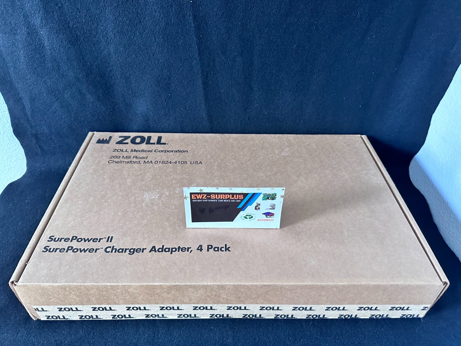 4 NEW ZOLL SUREPOWER II CHARGER ADAPTER IN FACTORY SEALED BOX 9550-000370-1