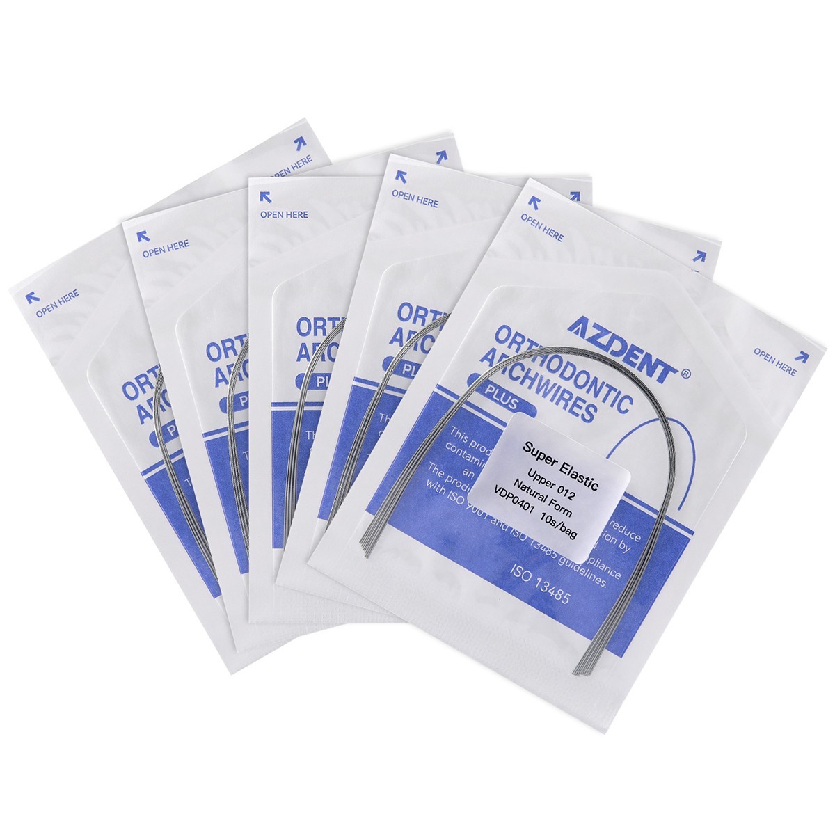 30Type Dental Ortho Super Elastic NITI Arch Wire Reverse Curve Round/Rectangular