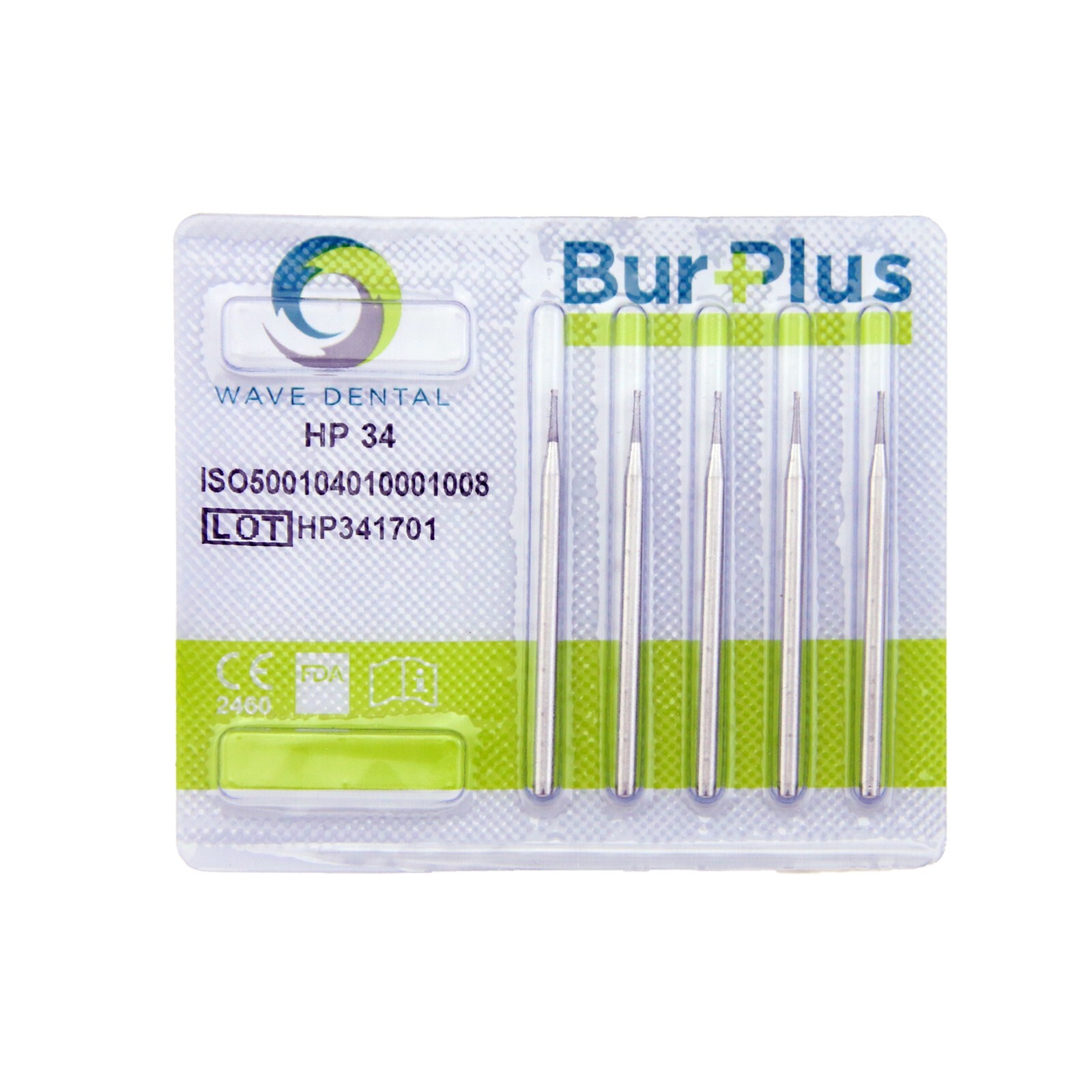 Wave Dental Surgical Burs 44.5mm For Straight Handpiece Carbide Round Fissure