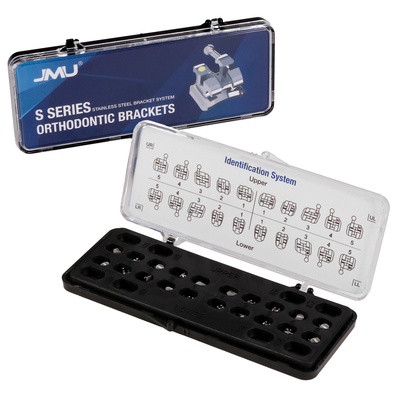 10X JMU Ortho Metal Brackets Brace Mini & Standard Roth/MBT 022/018 Hooks 3-4-5