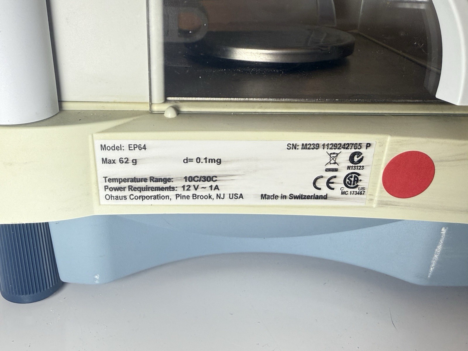 Ohaus Explorer Pro EP64 Laboratory Lab Digital Precision Balance Scale