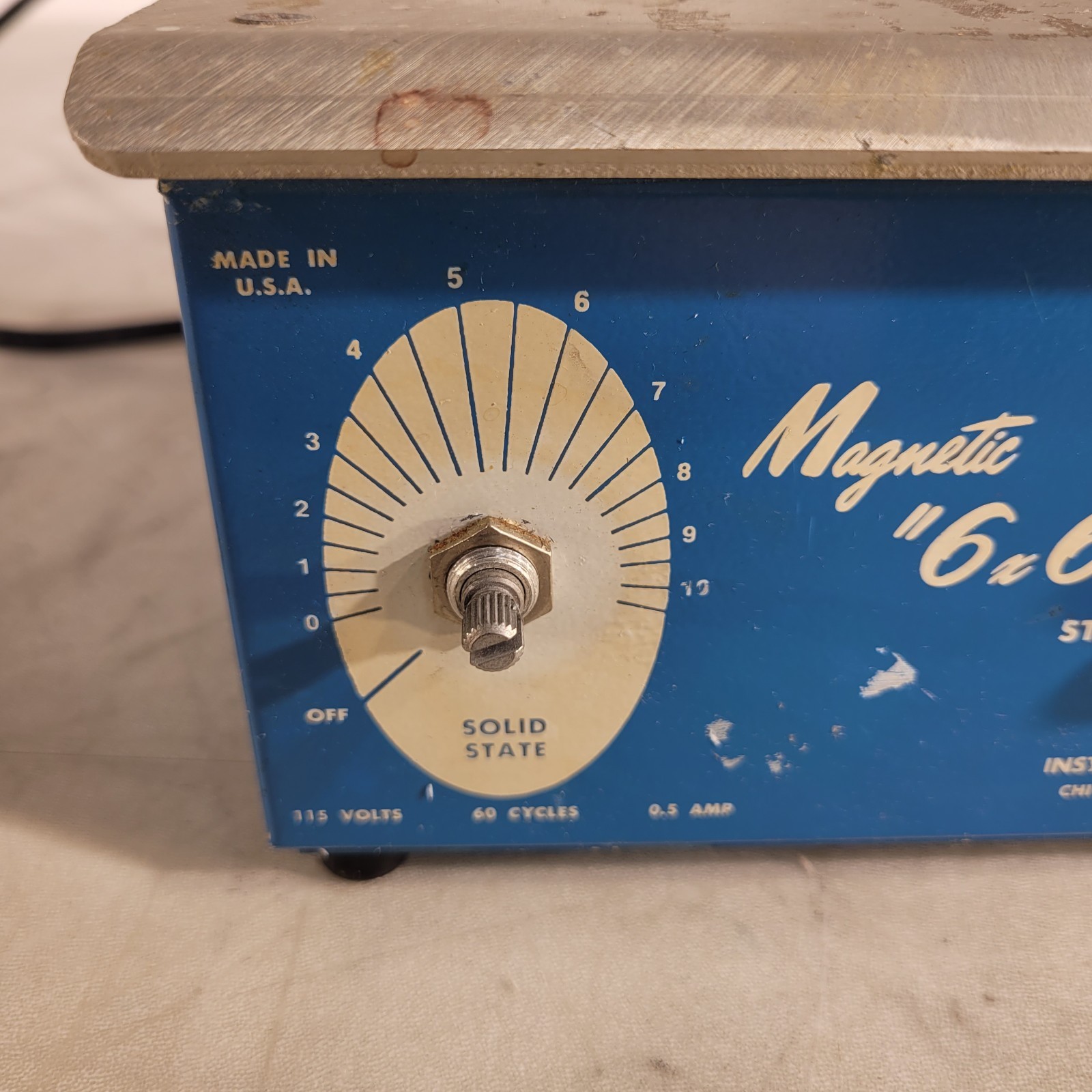 Cole Parmer 4810 Magnet 6×6 Solid State Stirrer 115V 60 Cycles 0.5A