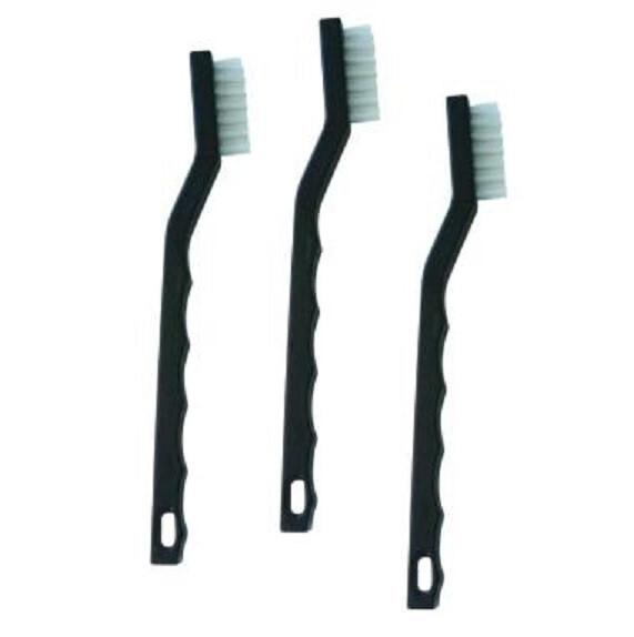 BR Surgical 7-1/4 Inch Instrument Cleaning Brush Autoclavable Nylon Bristle 3 PK
