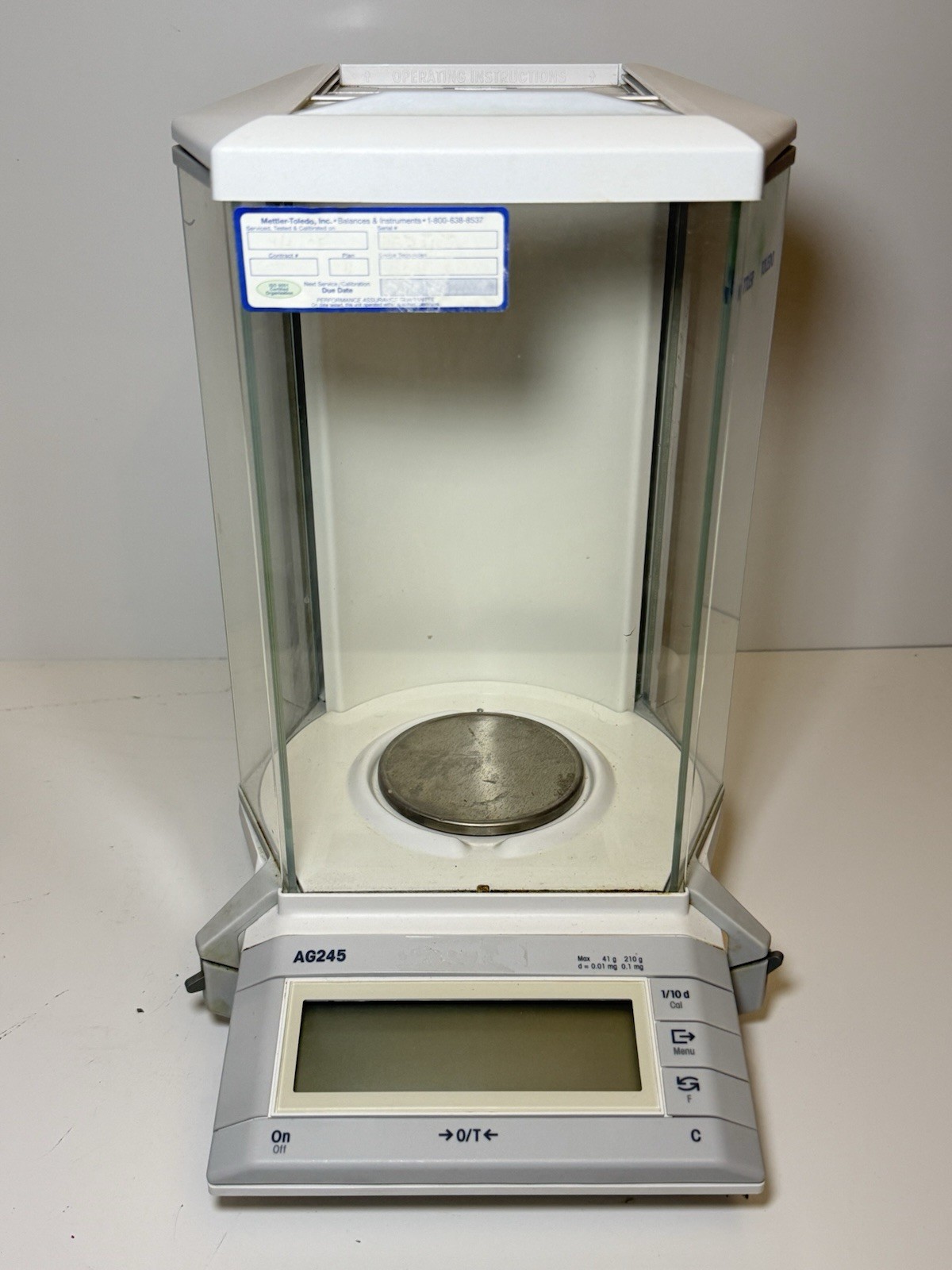 Mettler Toledo AG245 Laboratory Lab Digital Analytical Balance Scale