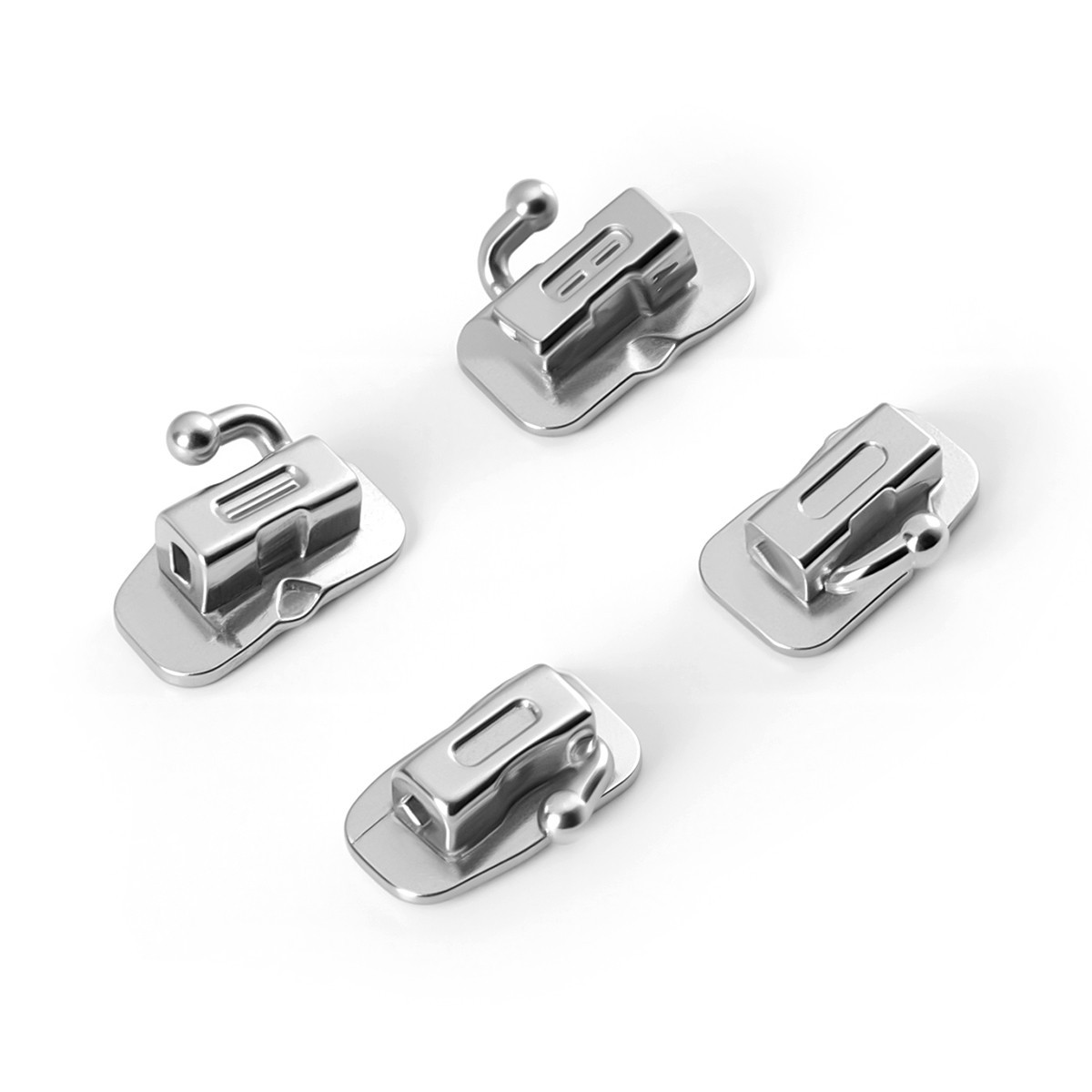 10X AZDENT Dental Ortho MIM Self Ligating Bracket Mini Roth.022 Hooks 345